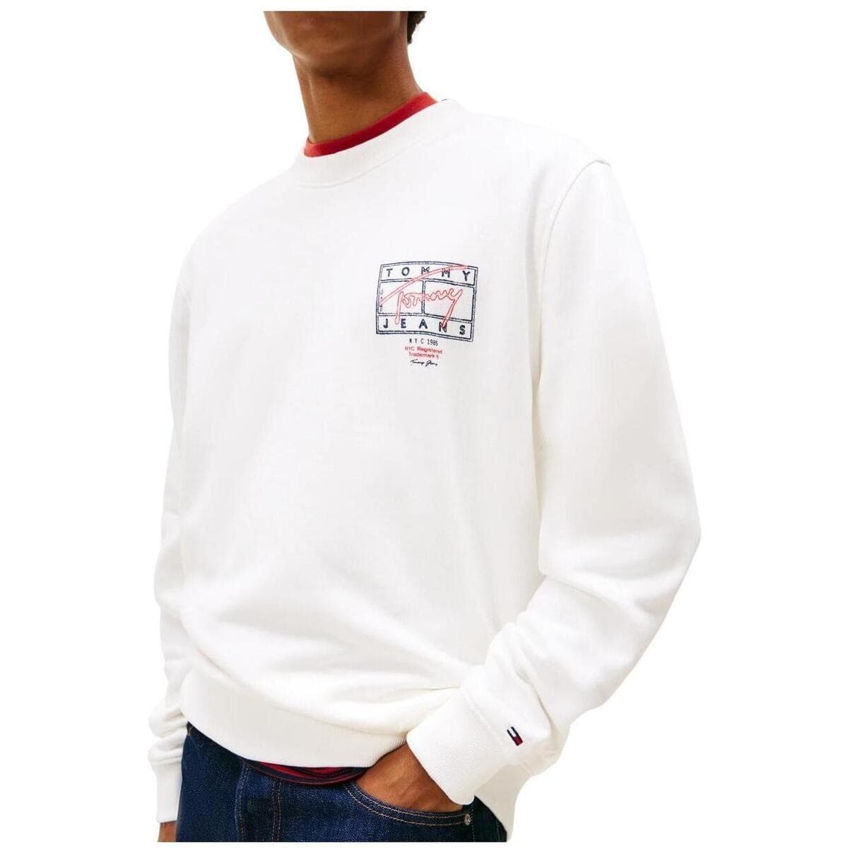 Men's Sports T-Shirts Tommy Hilfiger White