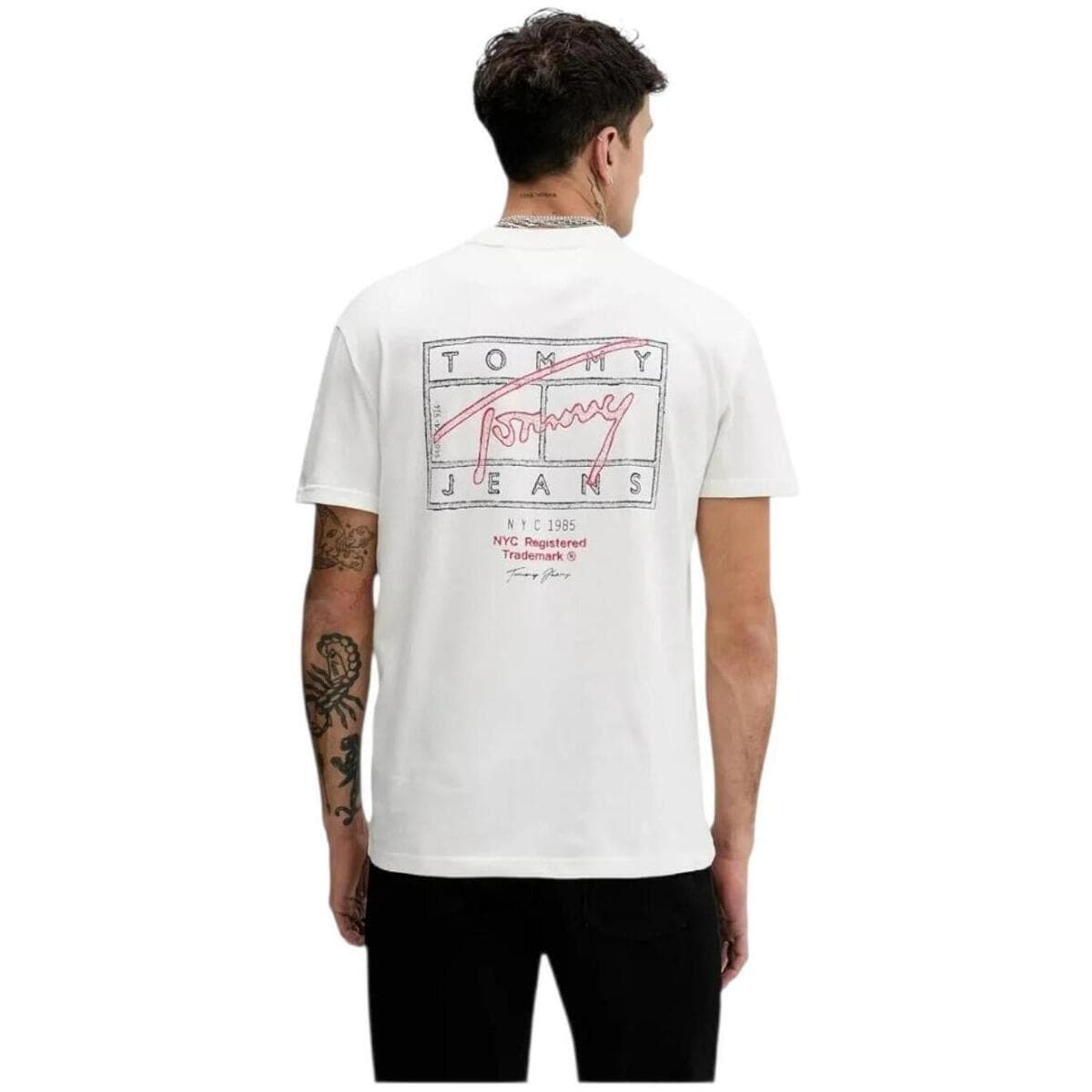 Men's T-Shirts Tommy Hilfiger White