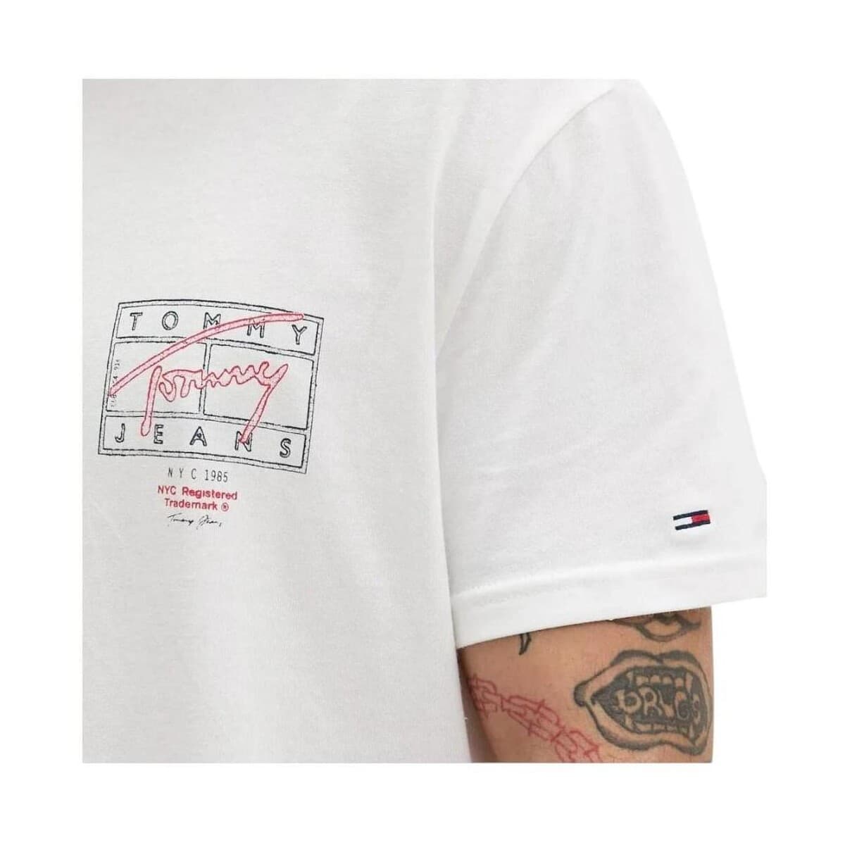 Men's T-Shirts Tommy Hilfiger White