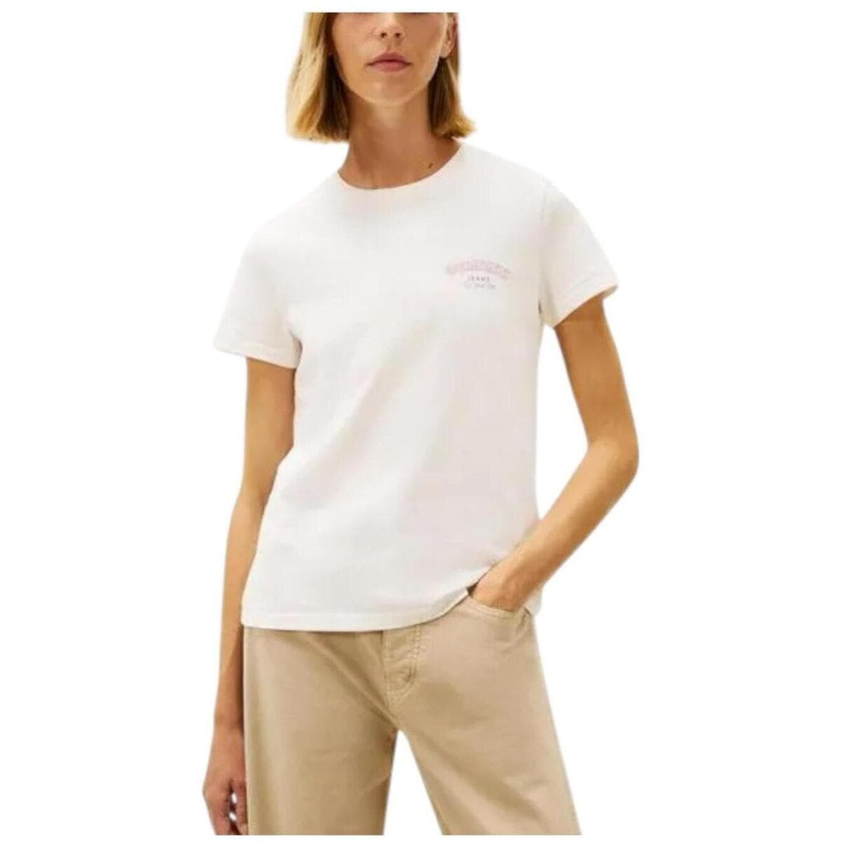 Women's T-Shirts Tommy Hilfiger White