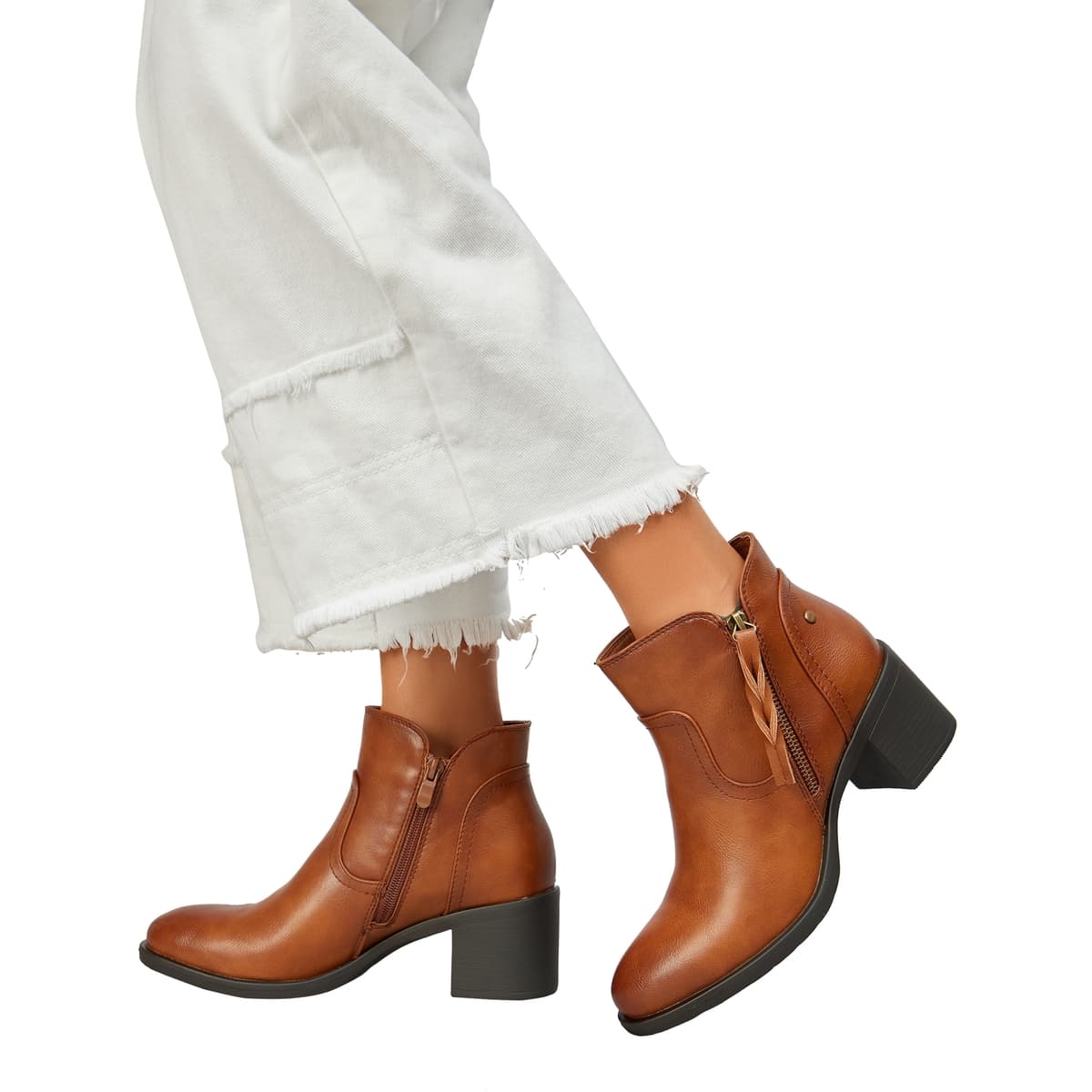 Women's Ankle Boots Super Mode Brown
