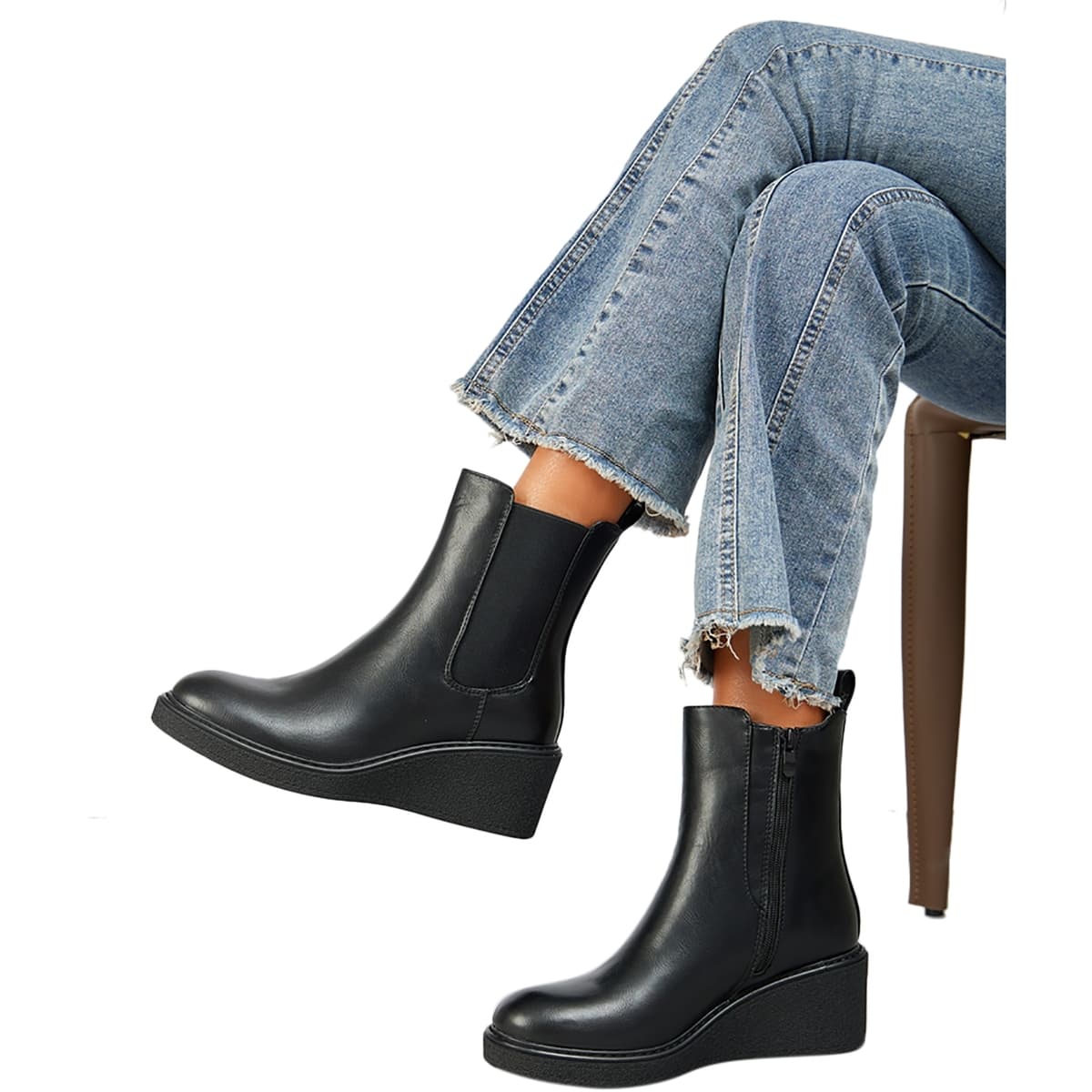 Women's Ankle Boots Super Mode Black