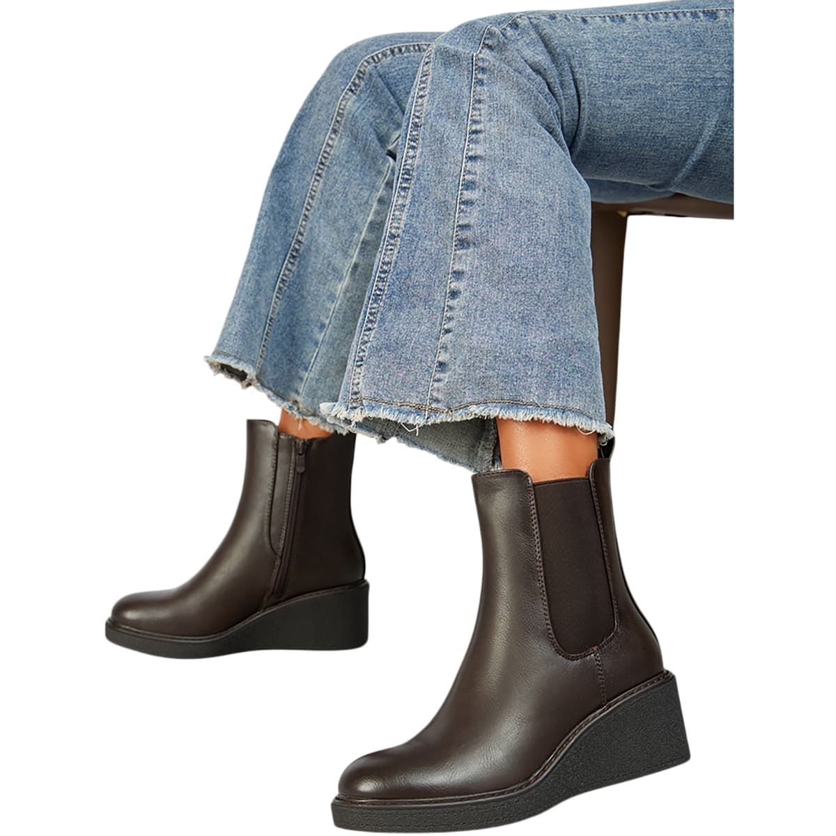 Women's Ankle Boots Super Mode Brown