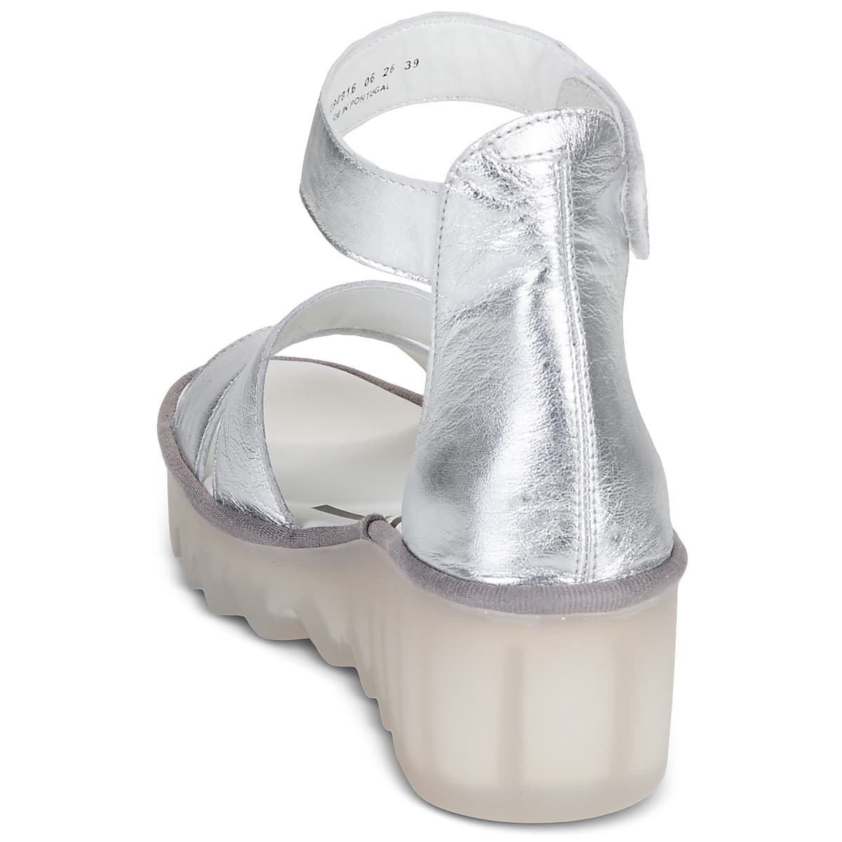 Women's Platforms Fly London Silver