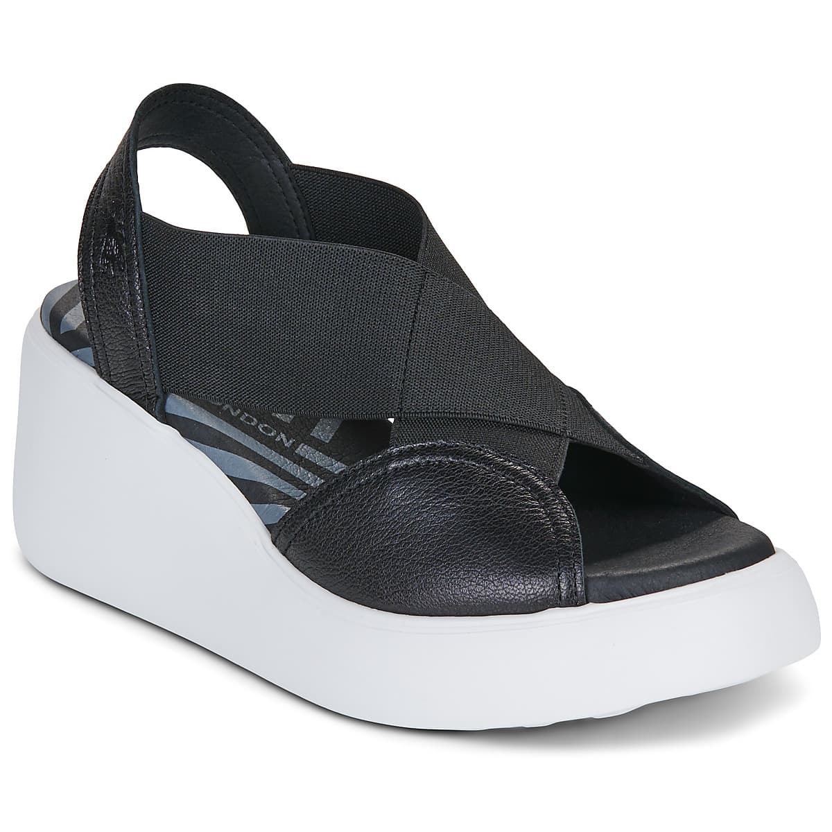 Women's Platforms Fly London Black