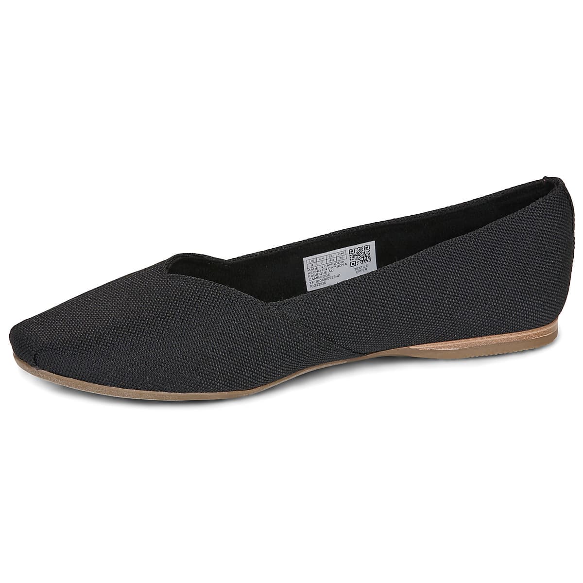 Women's Ballet Flats Toms Black