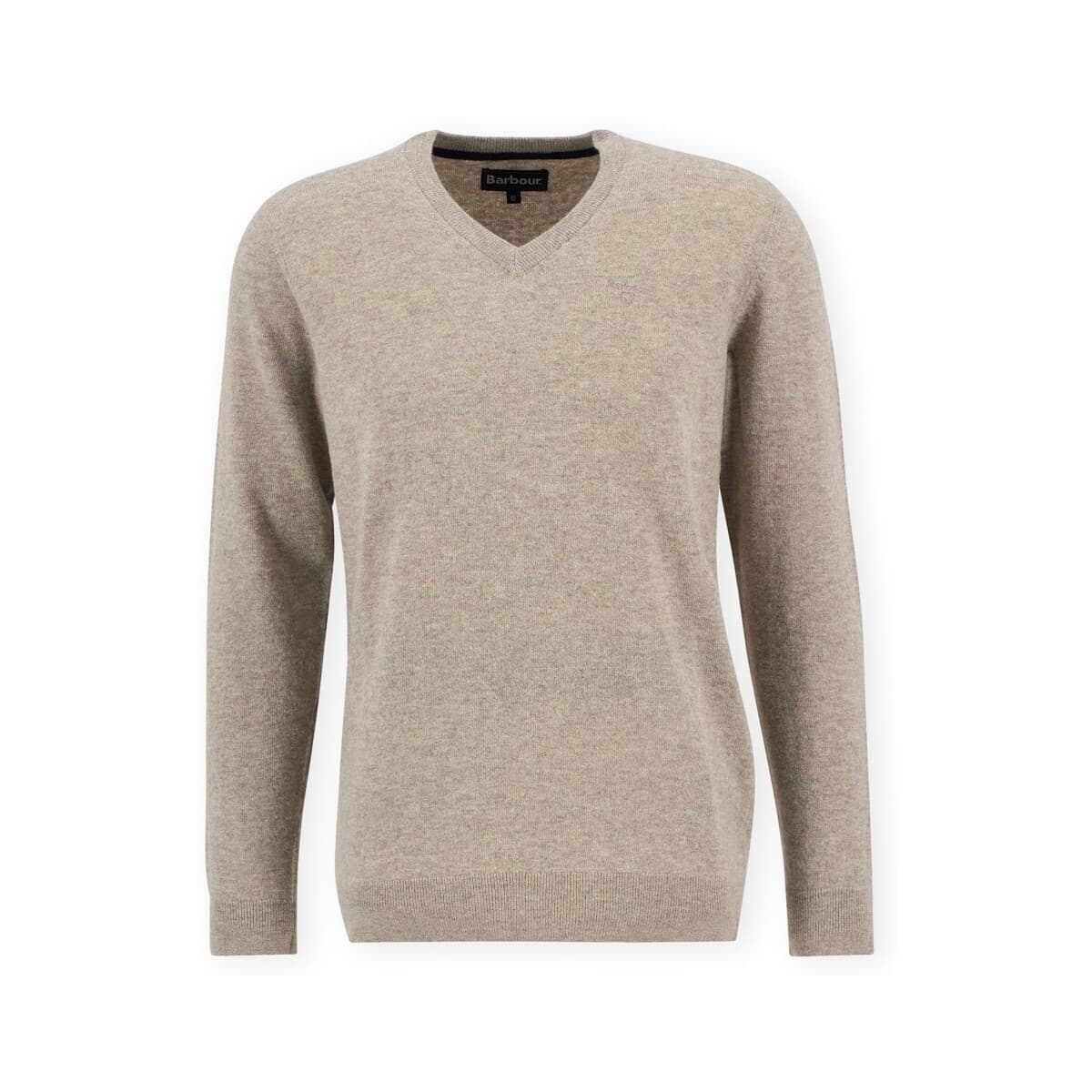 Πουλόβερ Barbour Essential V-Neck Jumper - Washed Stone