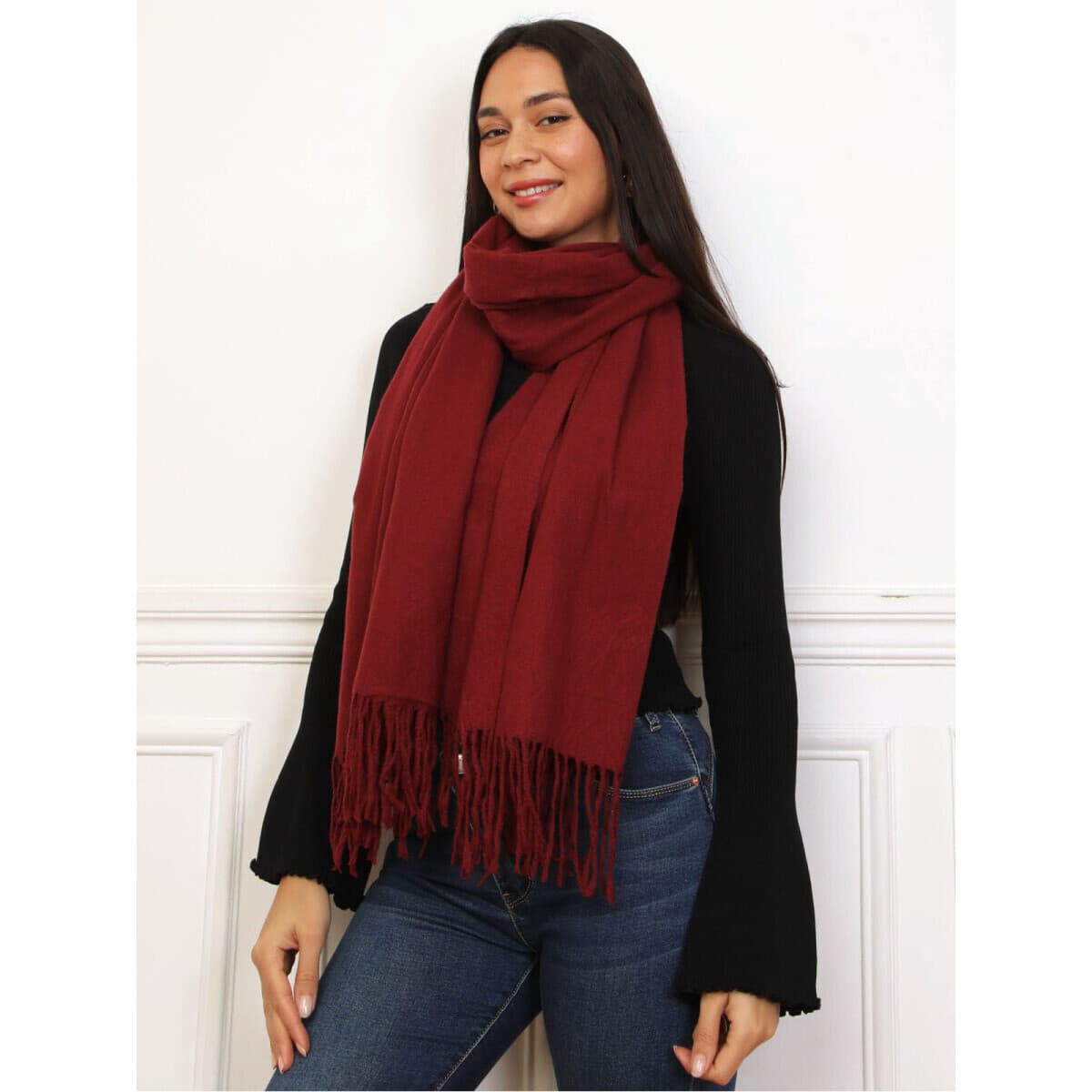 Women's Scarves La Modeuse Bordeaux