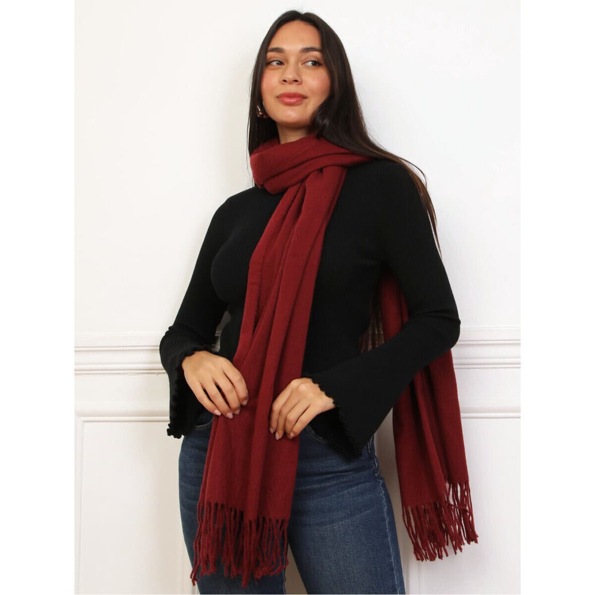 Women's Scarves La Modeuse Bordeaux