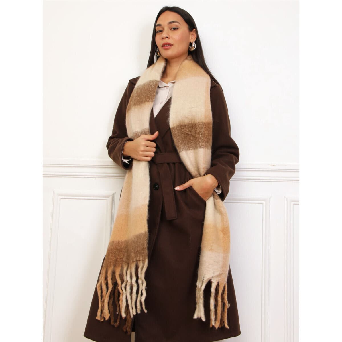 Women's Scarves La Modeuse Brown