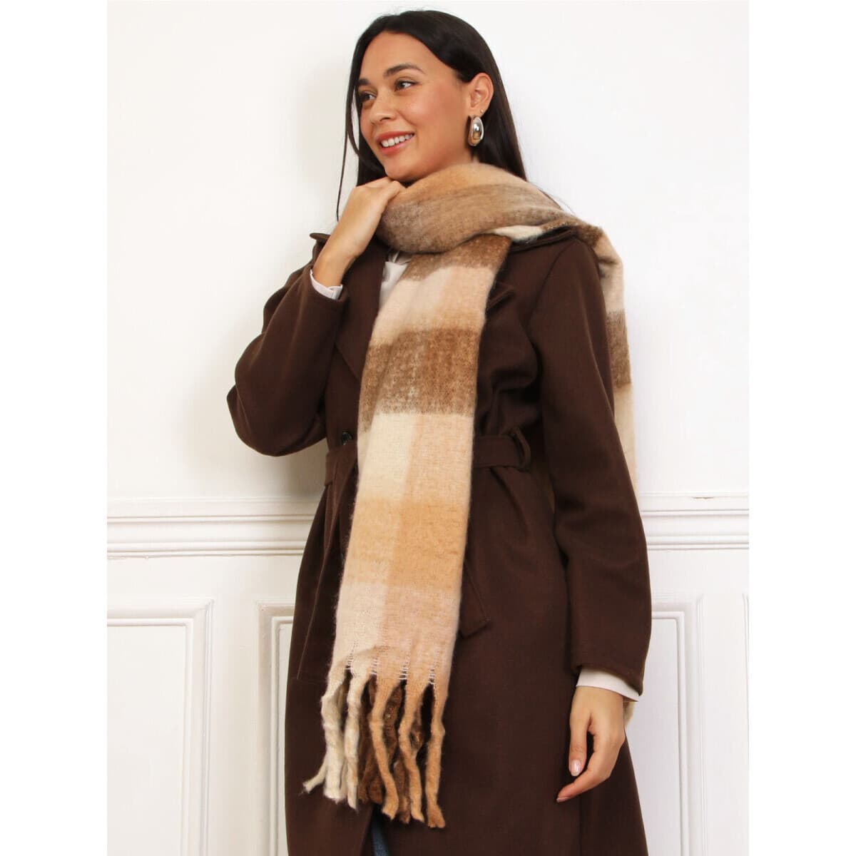 Women's Scarves La Modeuse Brown