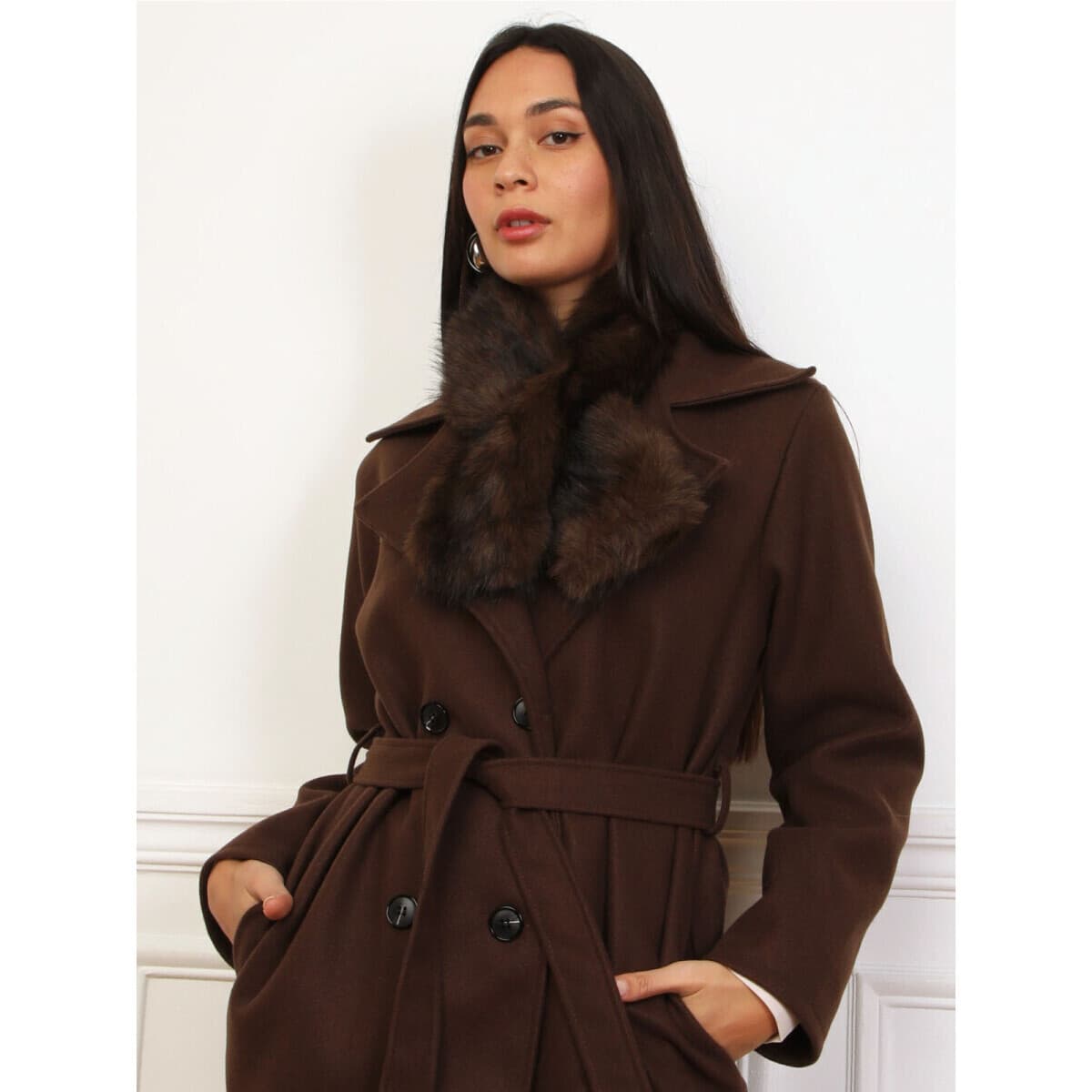 Women's Scarves La Modeuse Brown