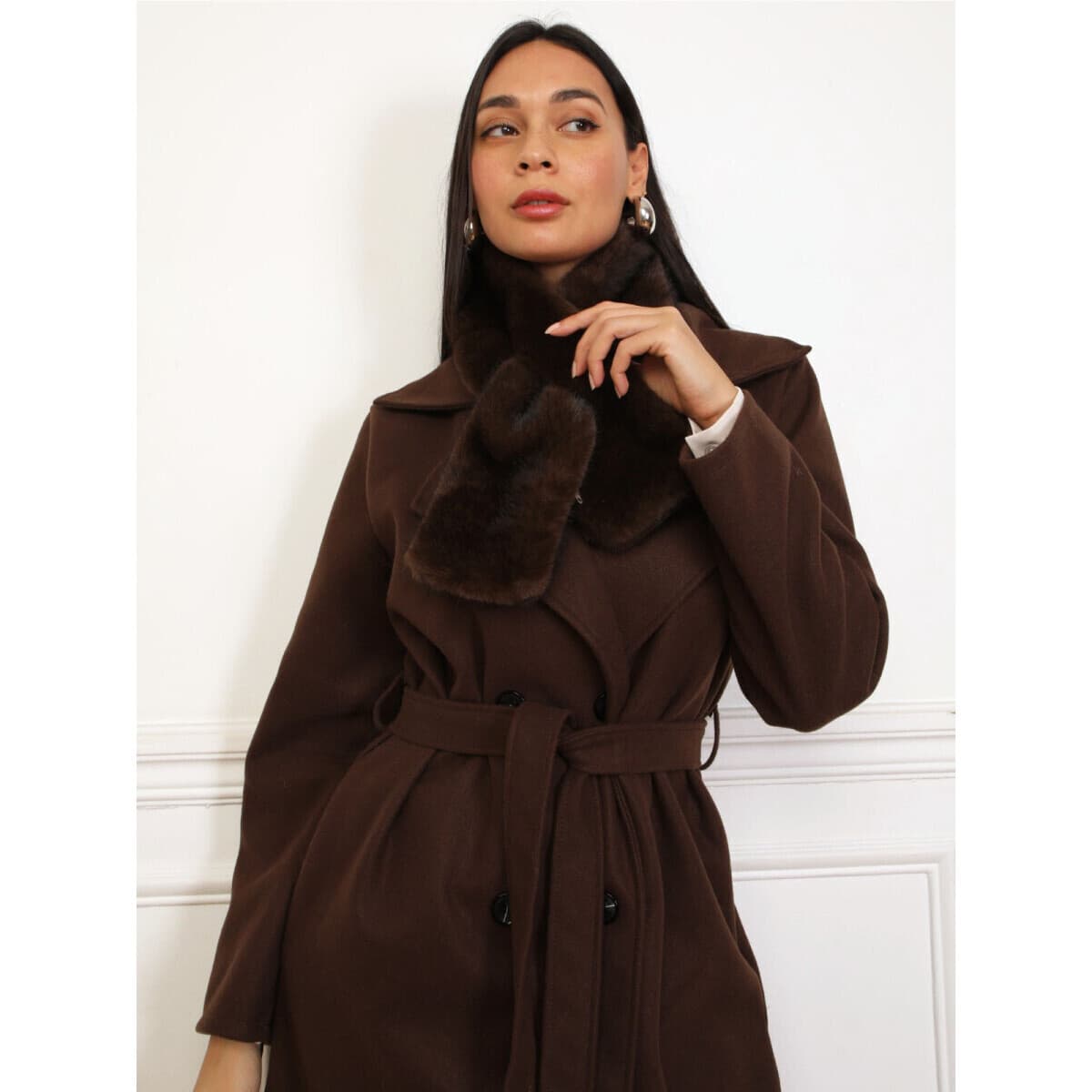 Women's Scarves La Modeuse Brown