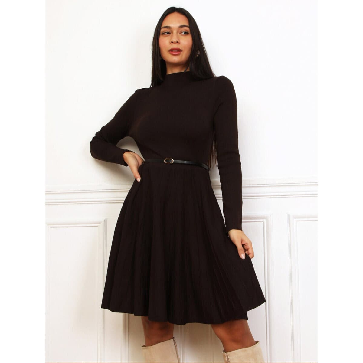 Women's Dresses La Modeuse Brown