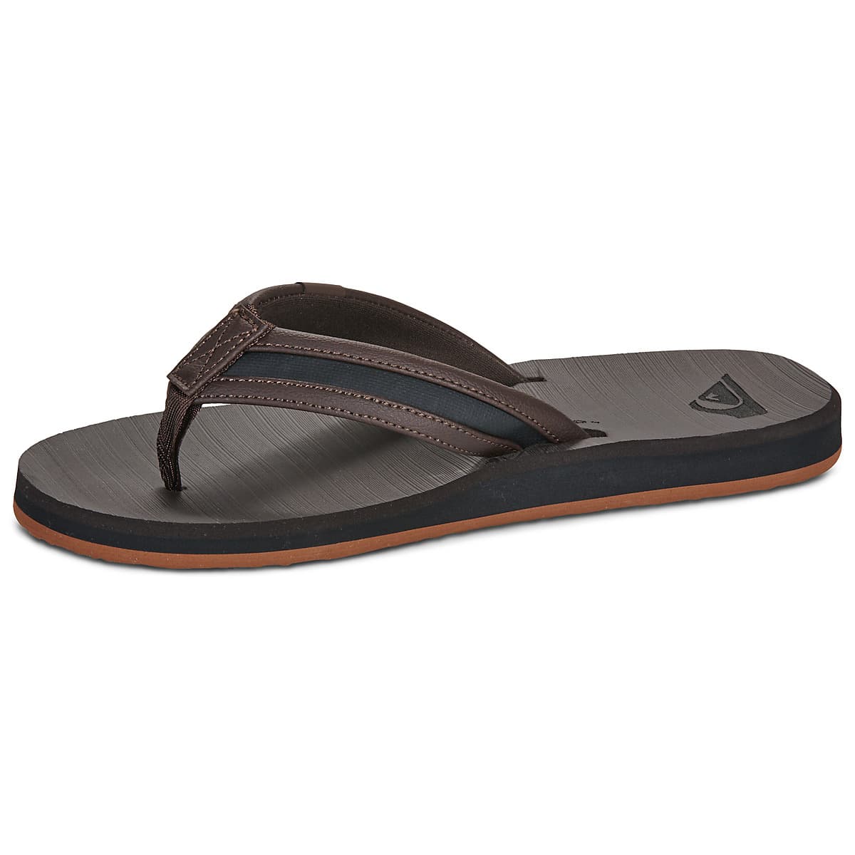 Men's Flip Flops Quiksilver Brown