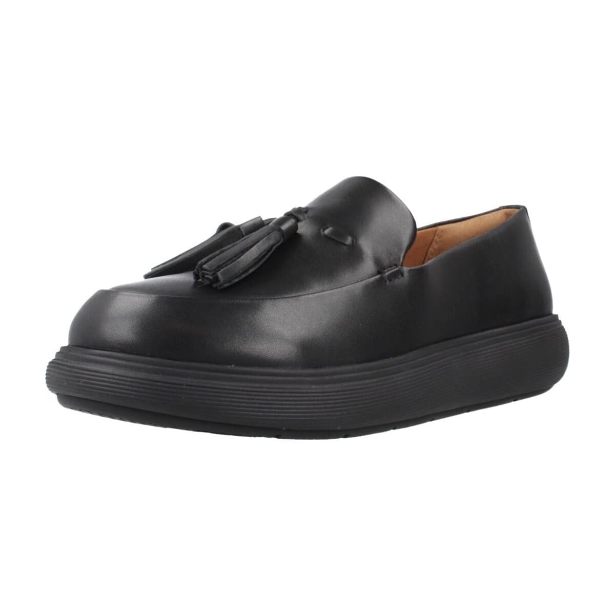 Μοκασσίνια FitFlop Mocasines Mujer Modèle Comff Tassel Leather Loafer