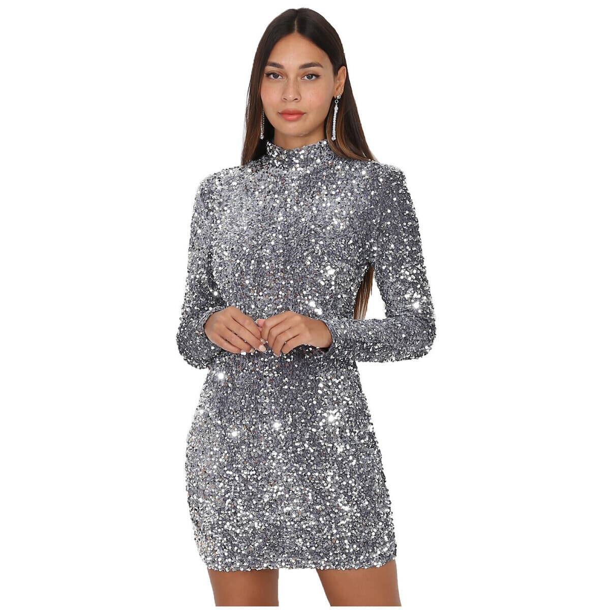 Women's Dresses La Modeuse Silver