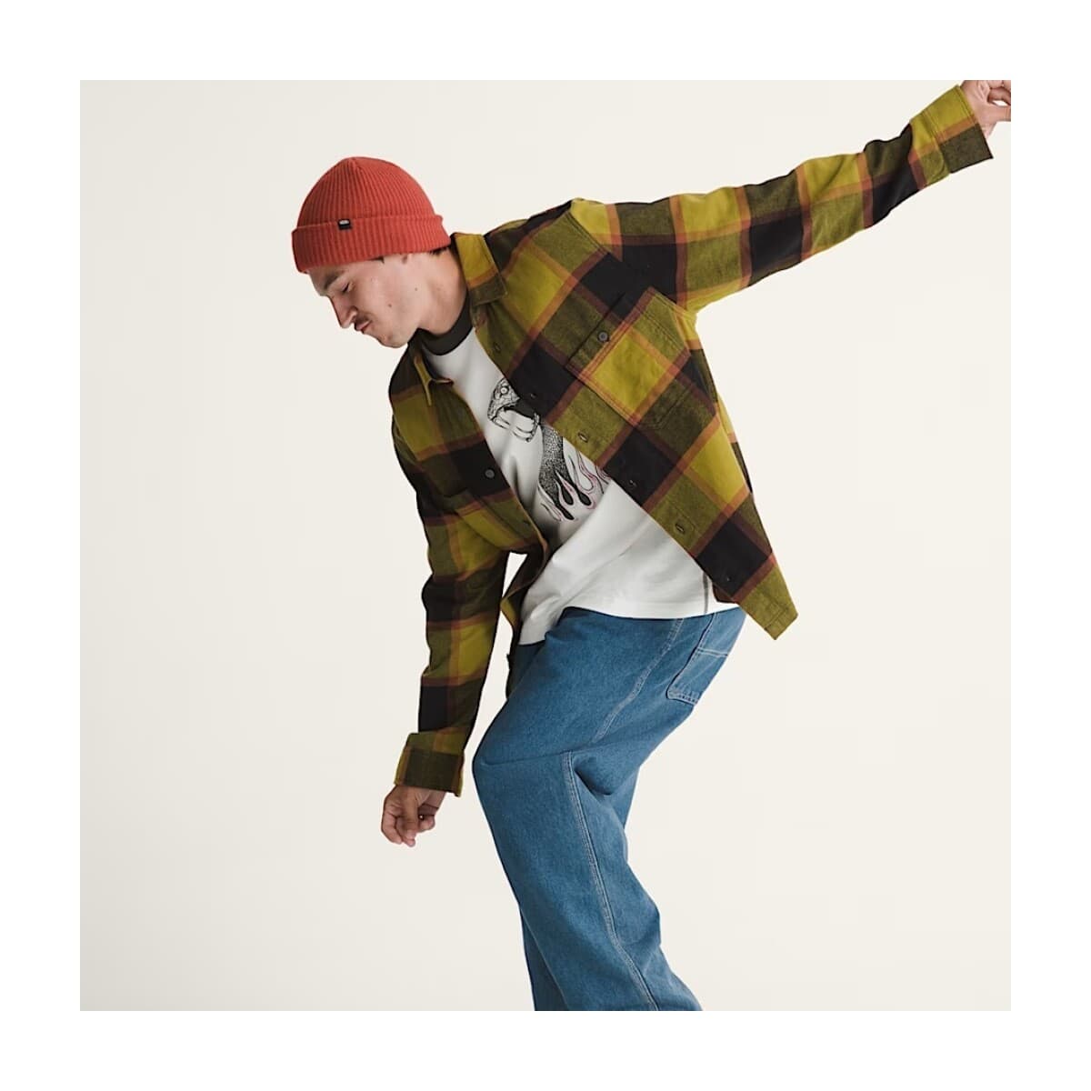 Men's Shirts Vans Green