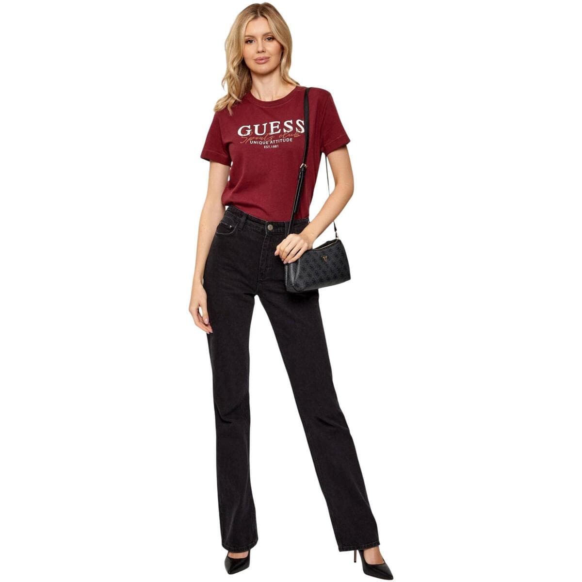 Women's Shoulder Bags Guess Gray