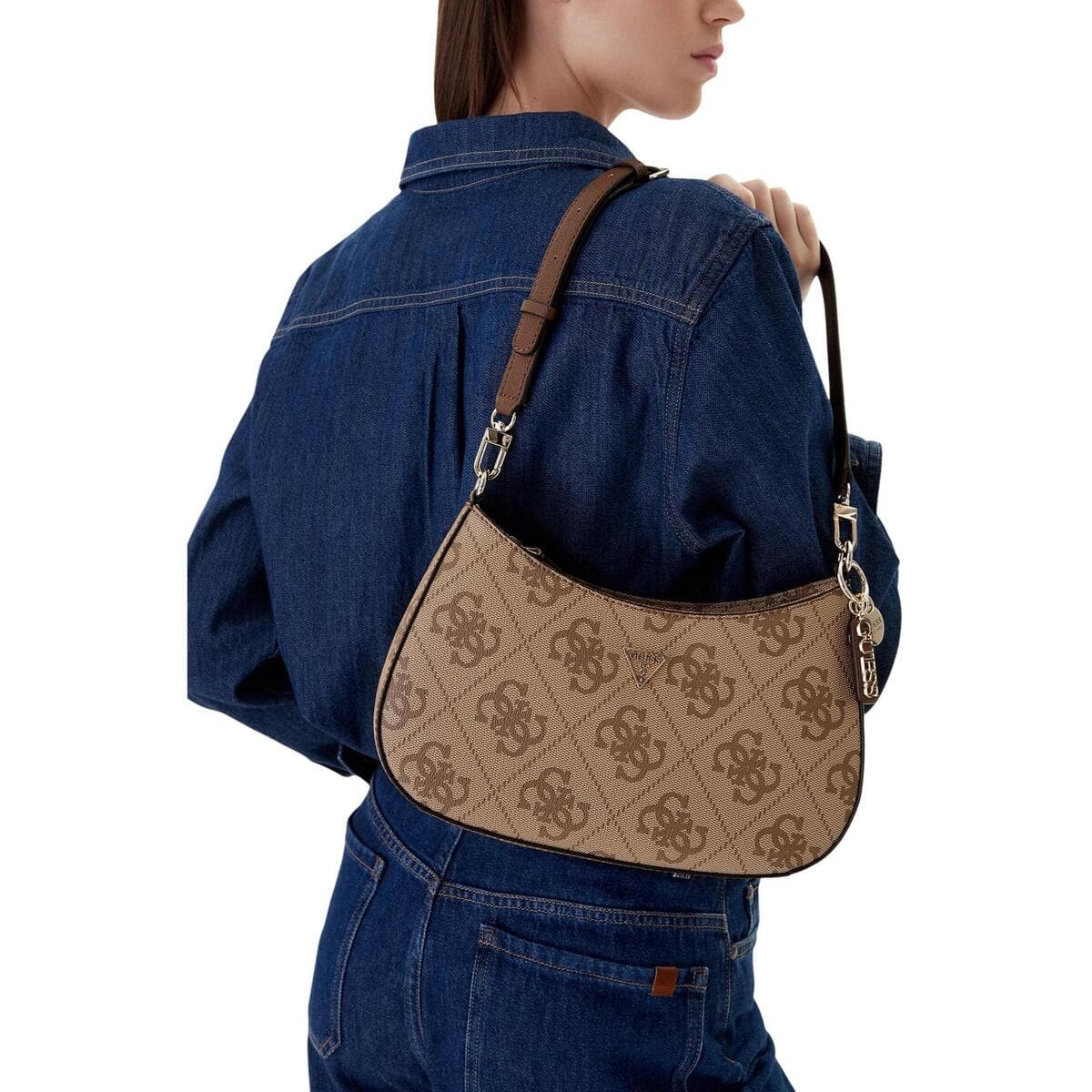 Women's Shoulder Bags Guess Beige