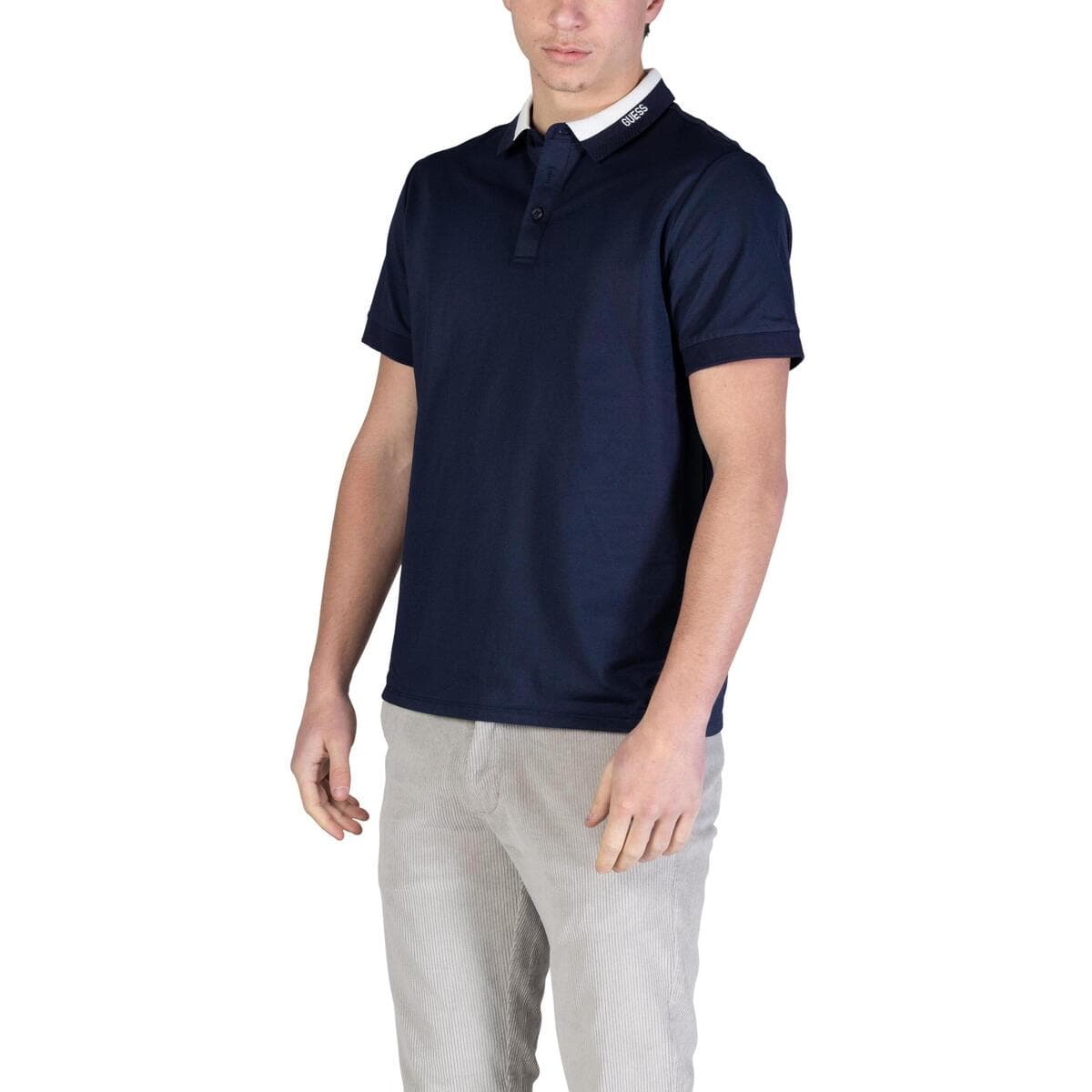 Men's Polo Shirts Guess Blue
