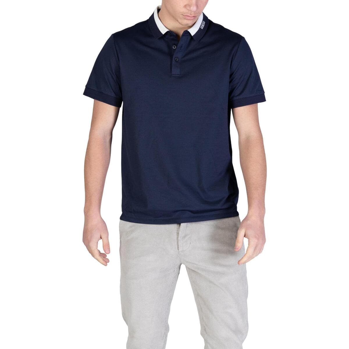 Men's Polo Shirts Guess Blue