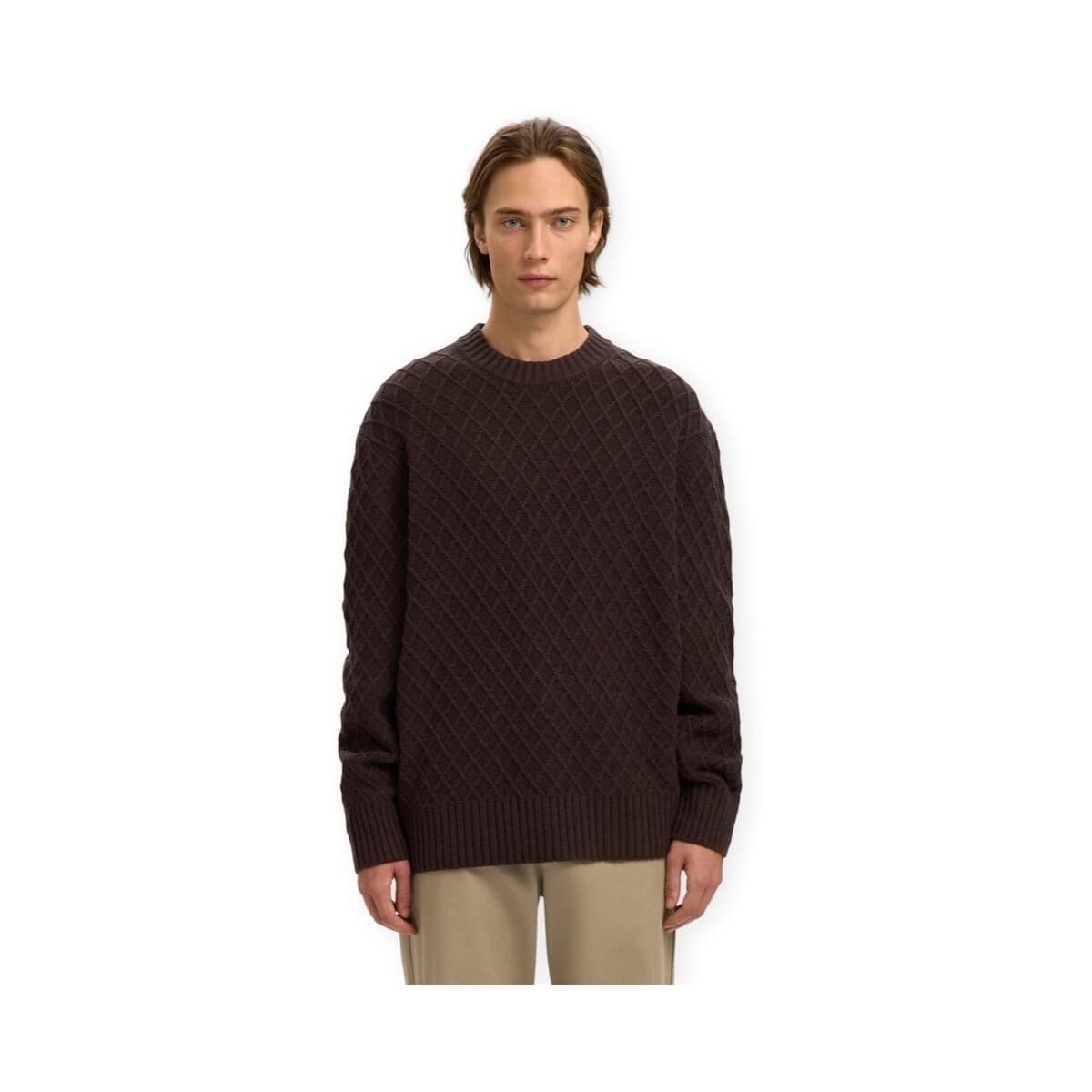 Men's Sweaters Selected Brown