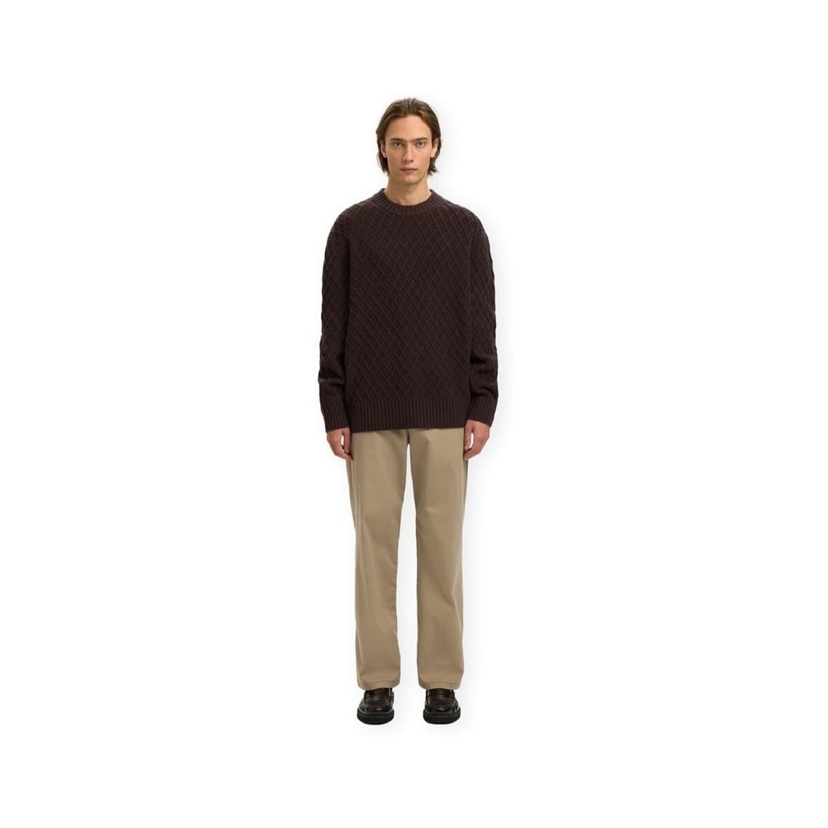 Men's Sweaters Selected Brown