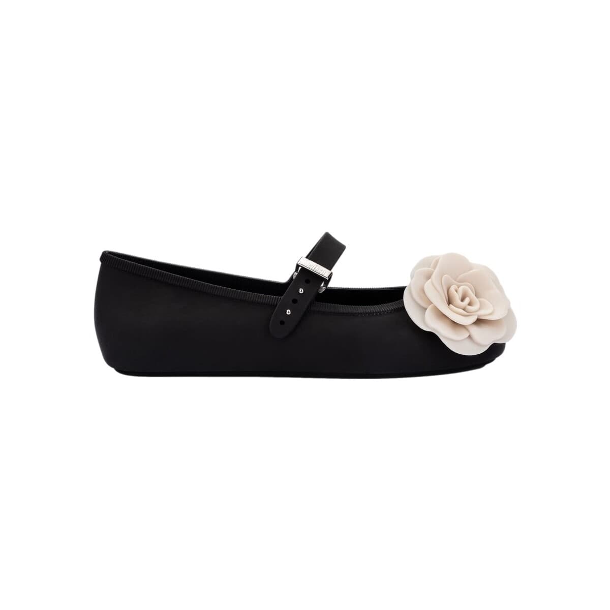 Μπαλαρίνες Melissa Soft Ballerina Petals - Black/Beige