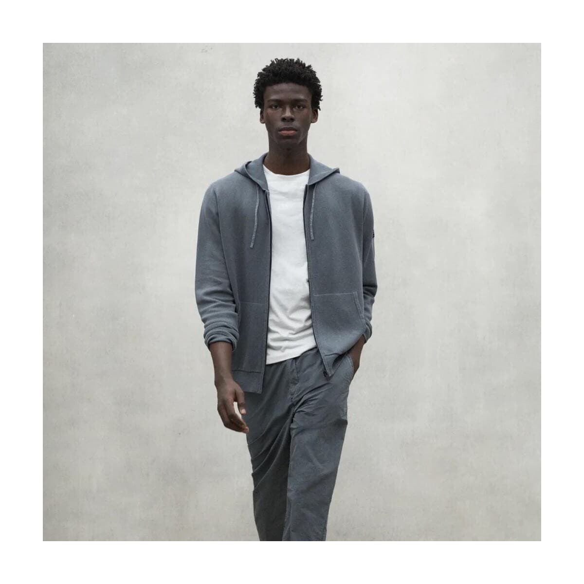 Men's Cardigans Ecoalf Gray