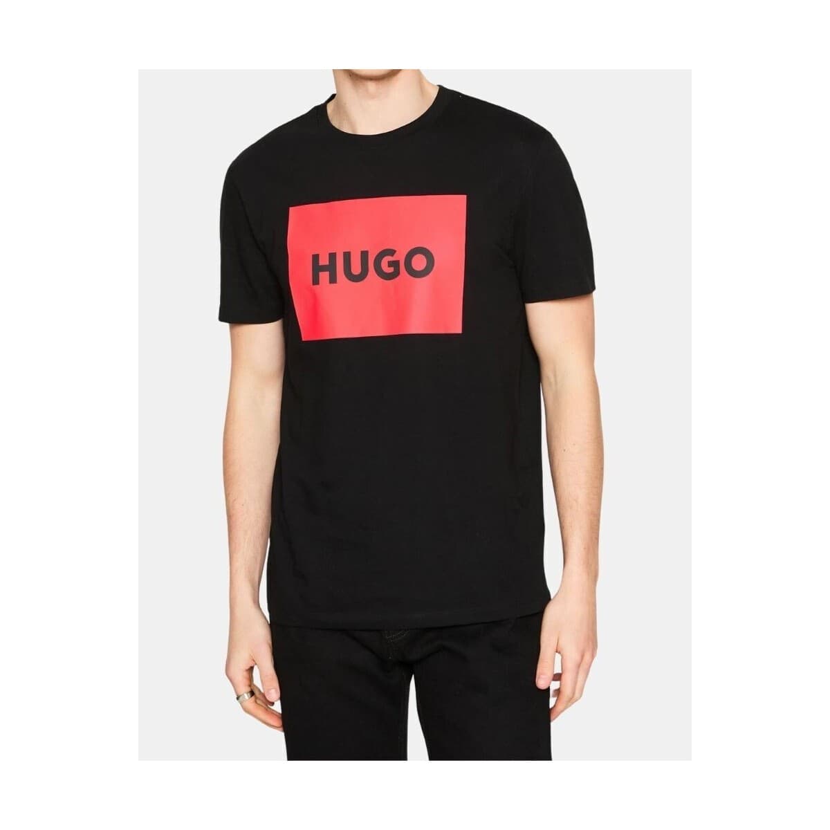 Men's T-Shirts HUGO Black