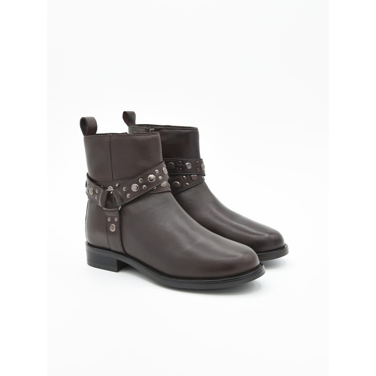 Women's Ankle Boots Purapiel Brown
