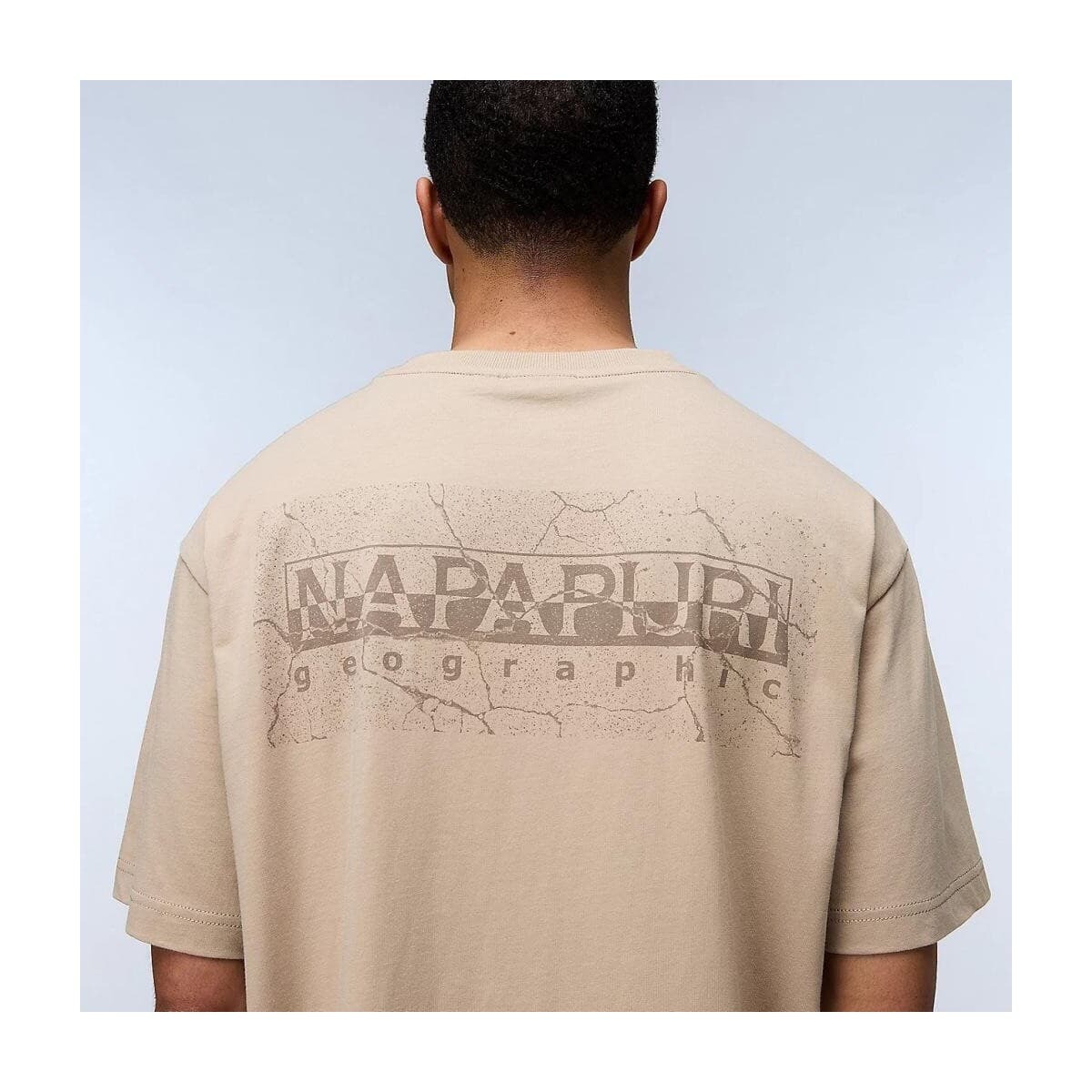 Men's T-Shirts Napapijri Beige