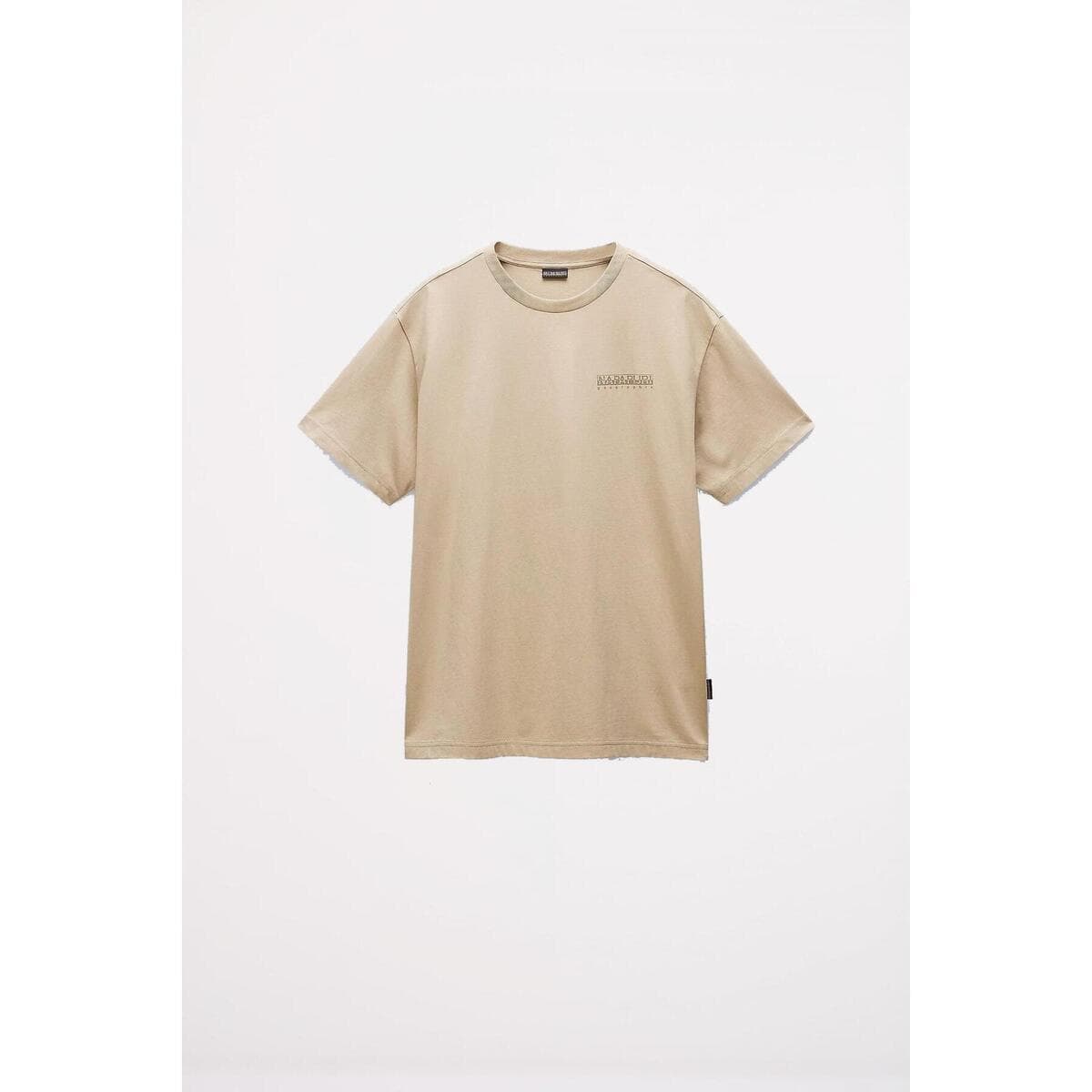 Men's T-Shirts Napapijri Beige