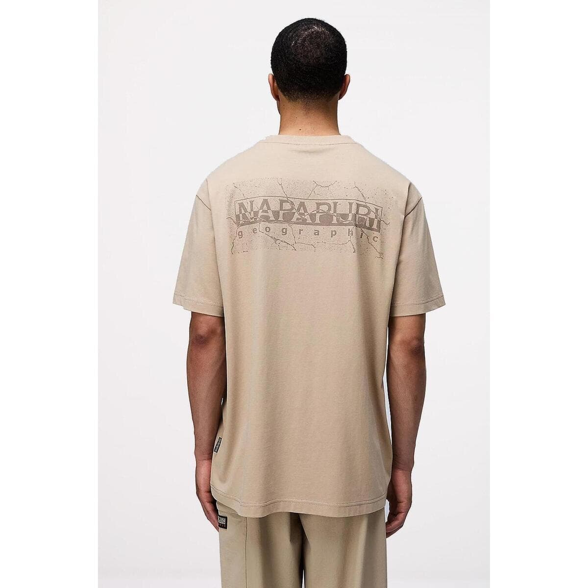 Men's T-Shirts Napapijri Beige