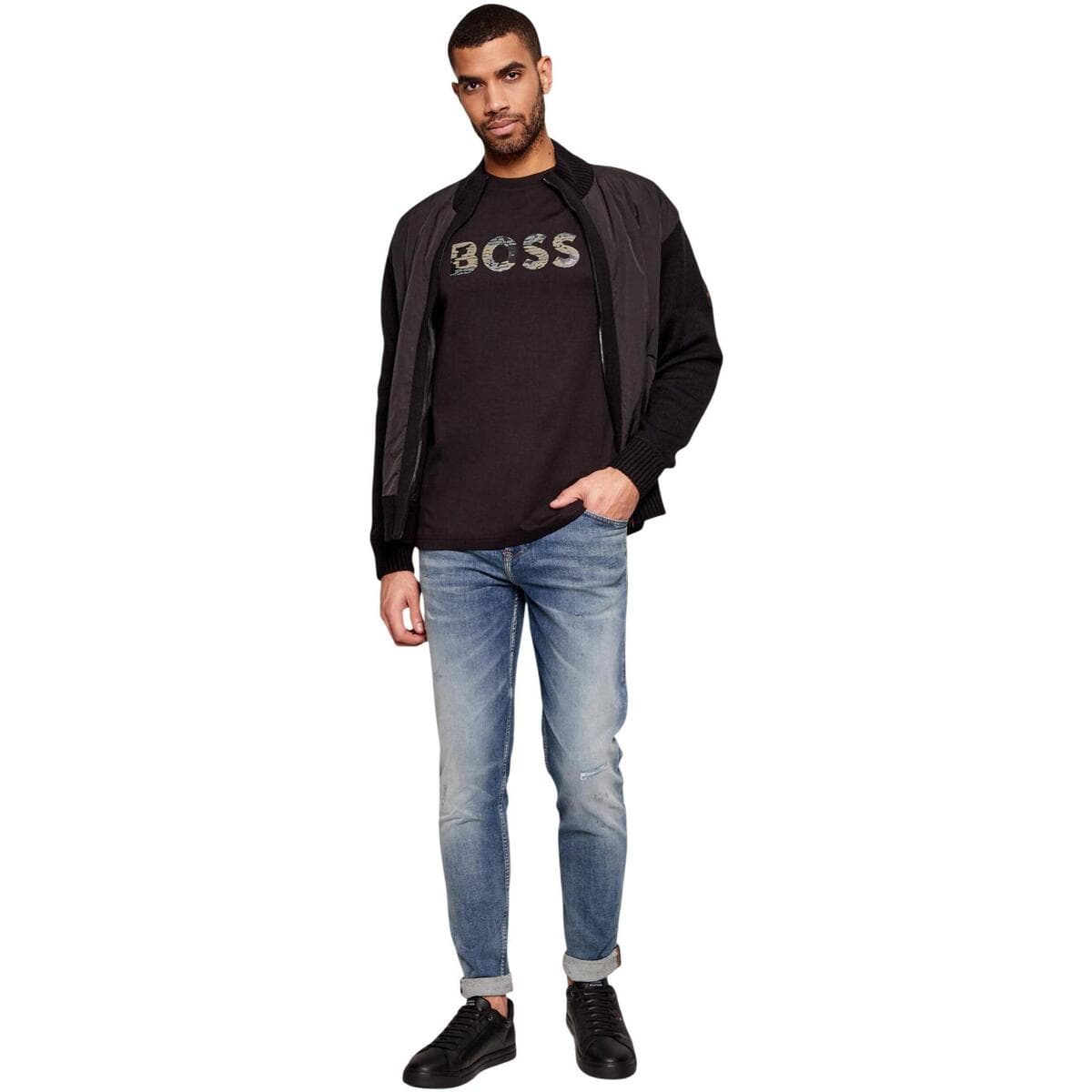 Men's T-Shirts BOSS Black