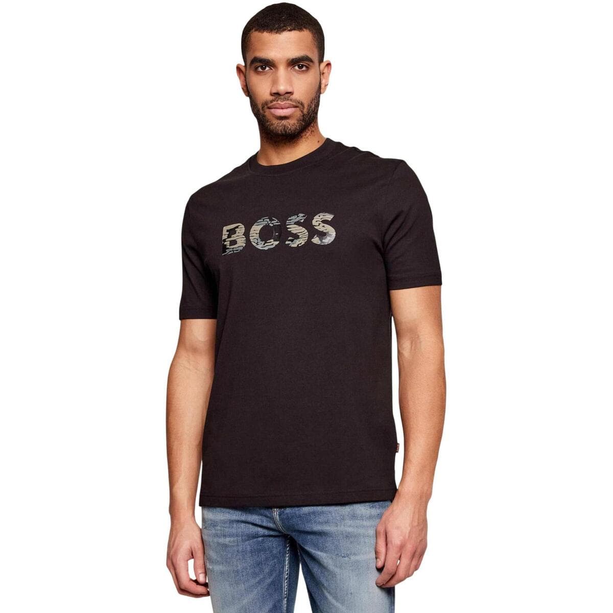 Men's T-Shirts BOSS Black