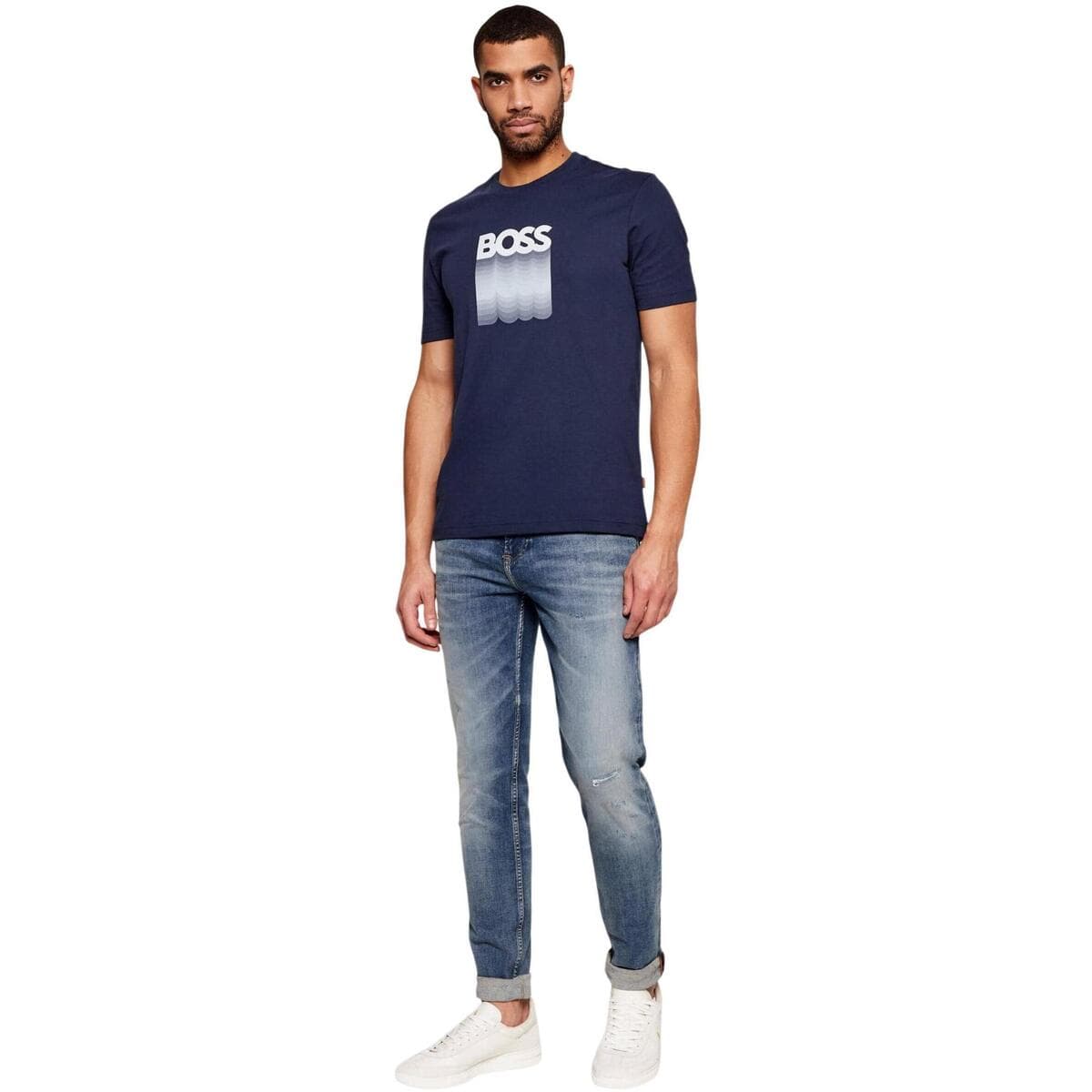 Men's T-Shirts BOSS Blue