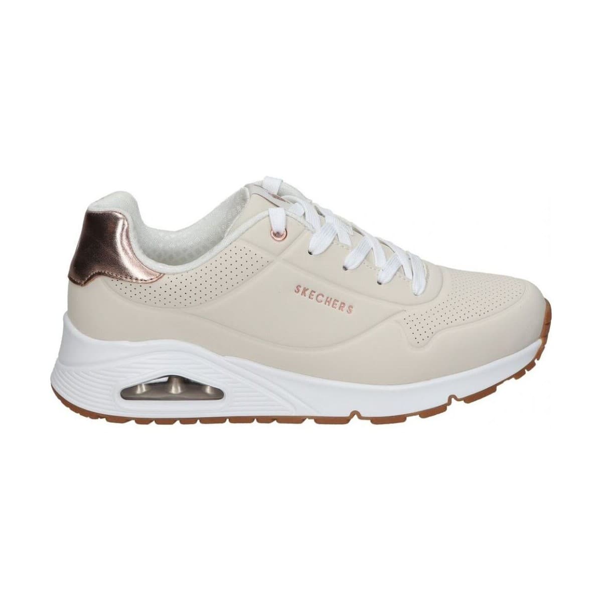 Women's Gym Shoes Skechers Beige