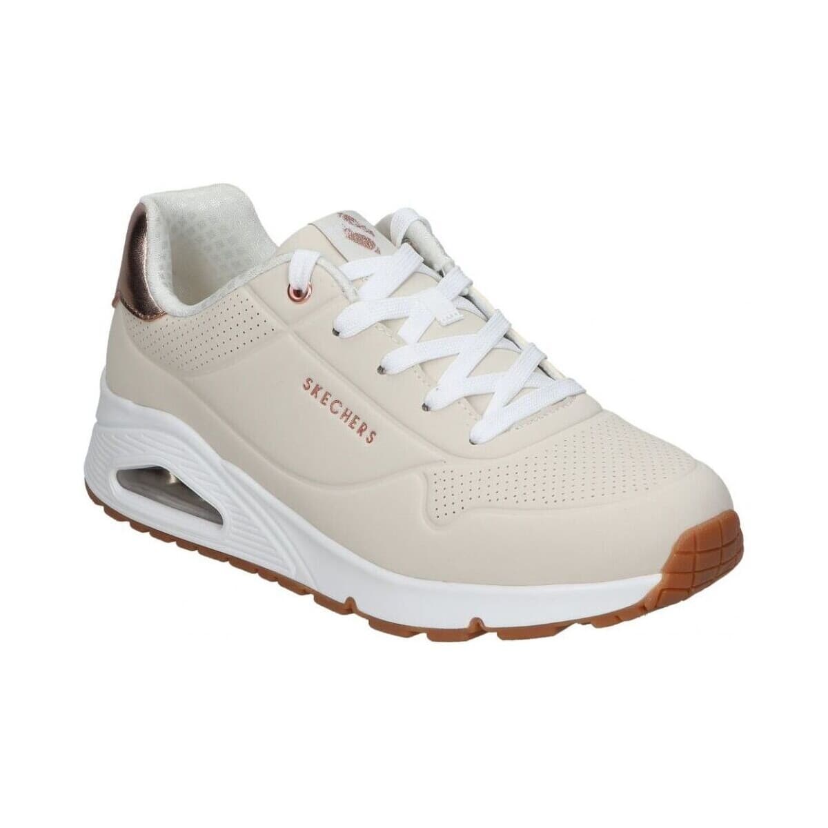 Women's Gym Shoes Skechers Beige