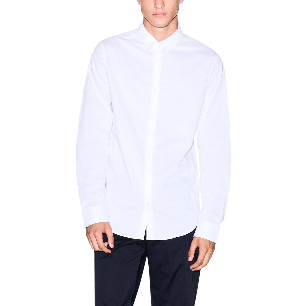 Men's Shirts EAX White