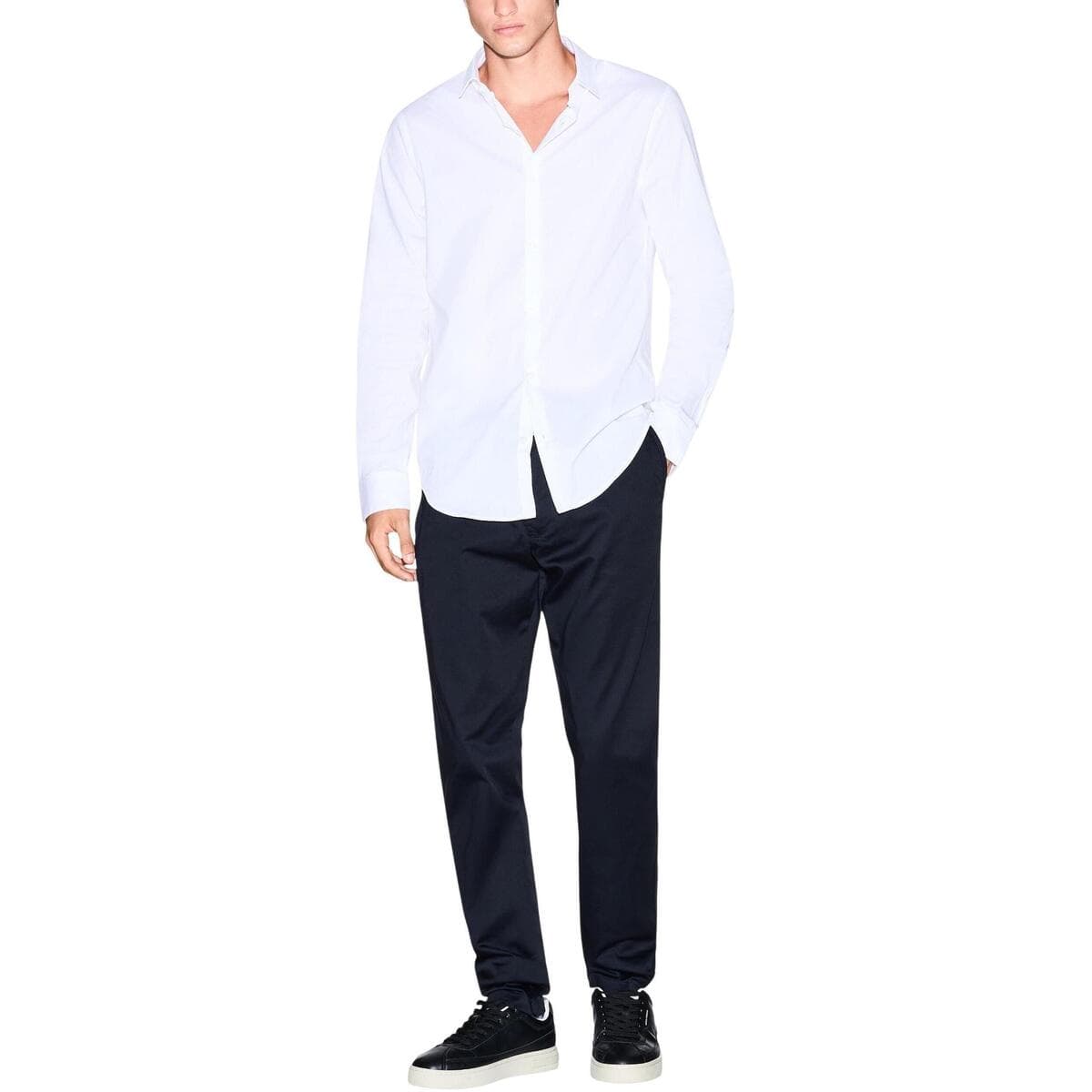 Men's Shirts EAX White