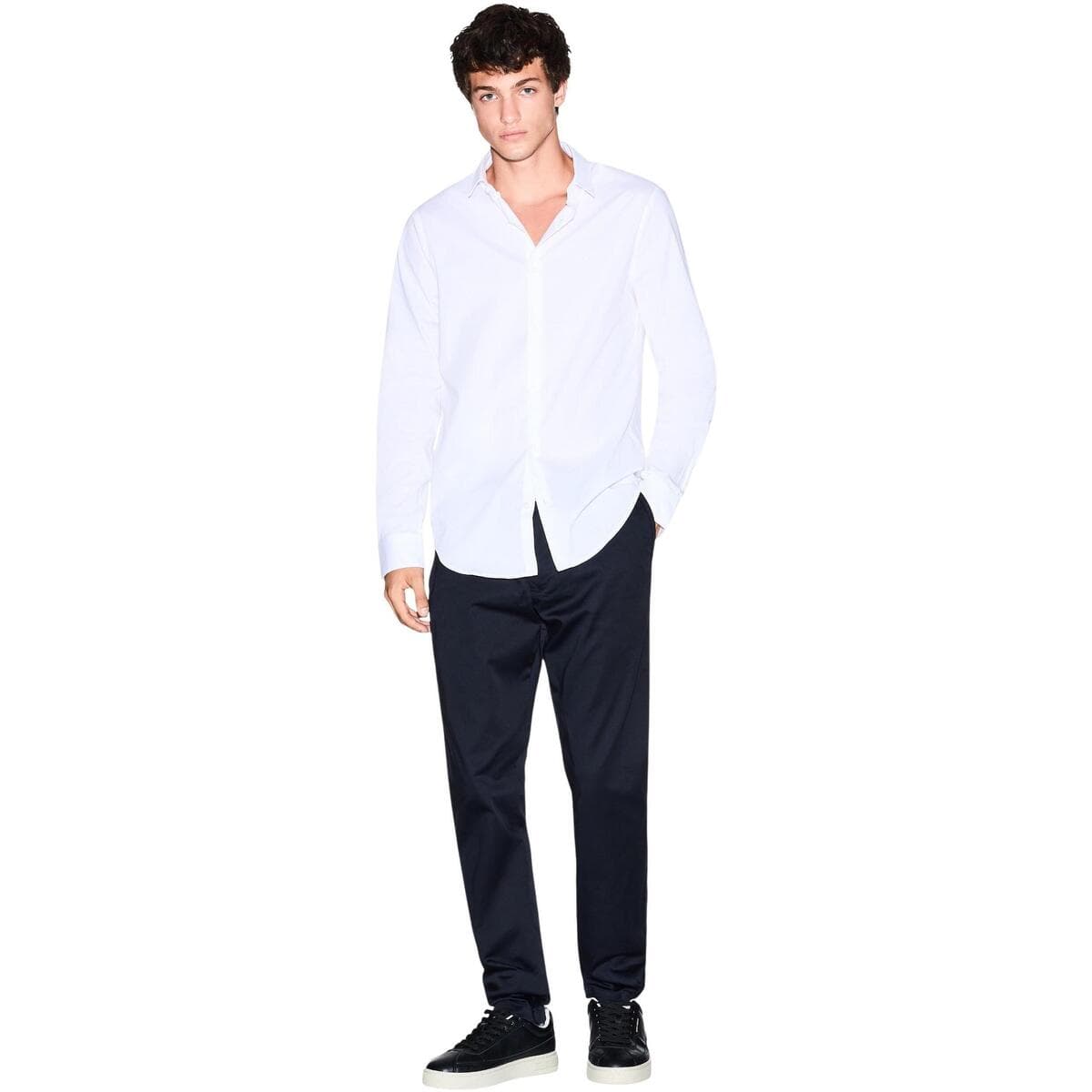 Men's Shirts EAX White