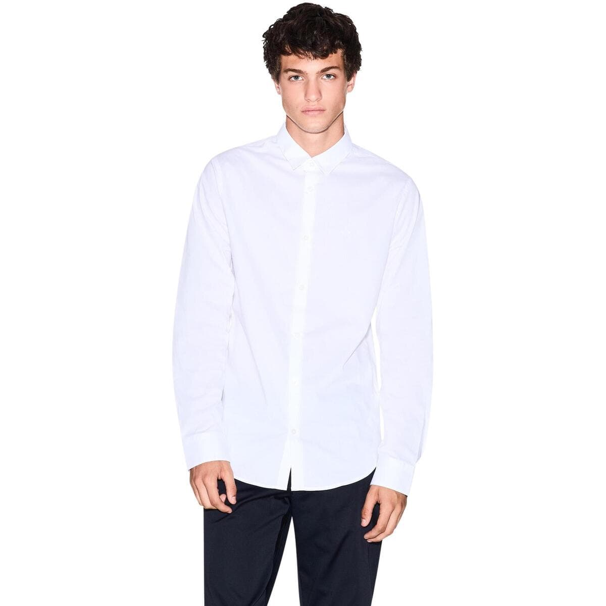 Men's Shirts EAX White