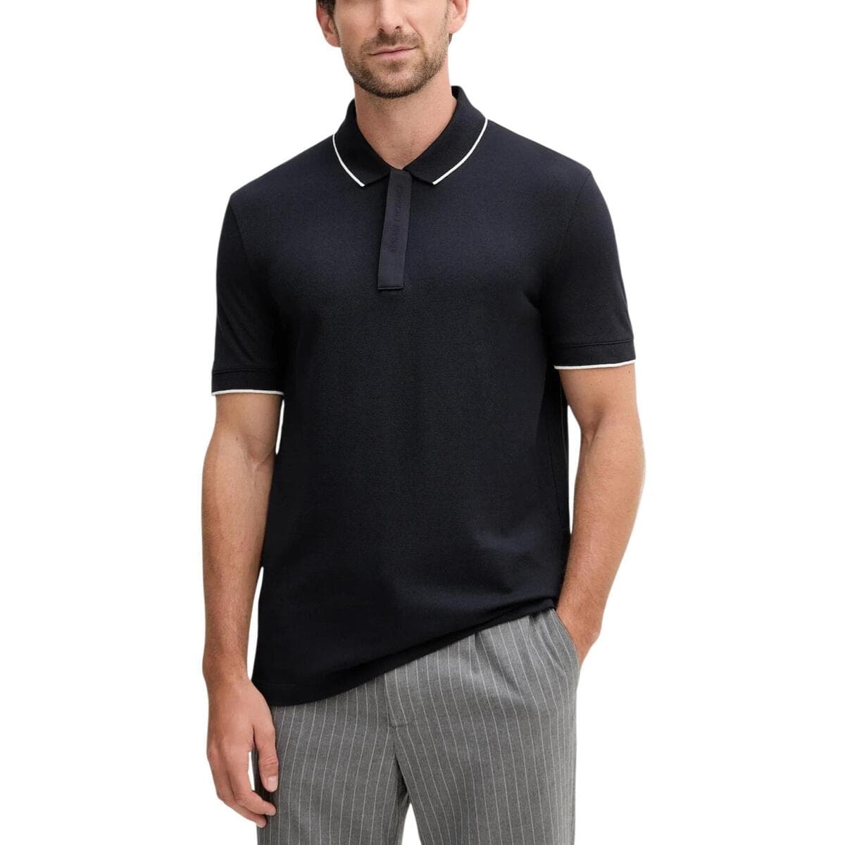 Men's Polo Shirts EAX Blue