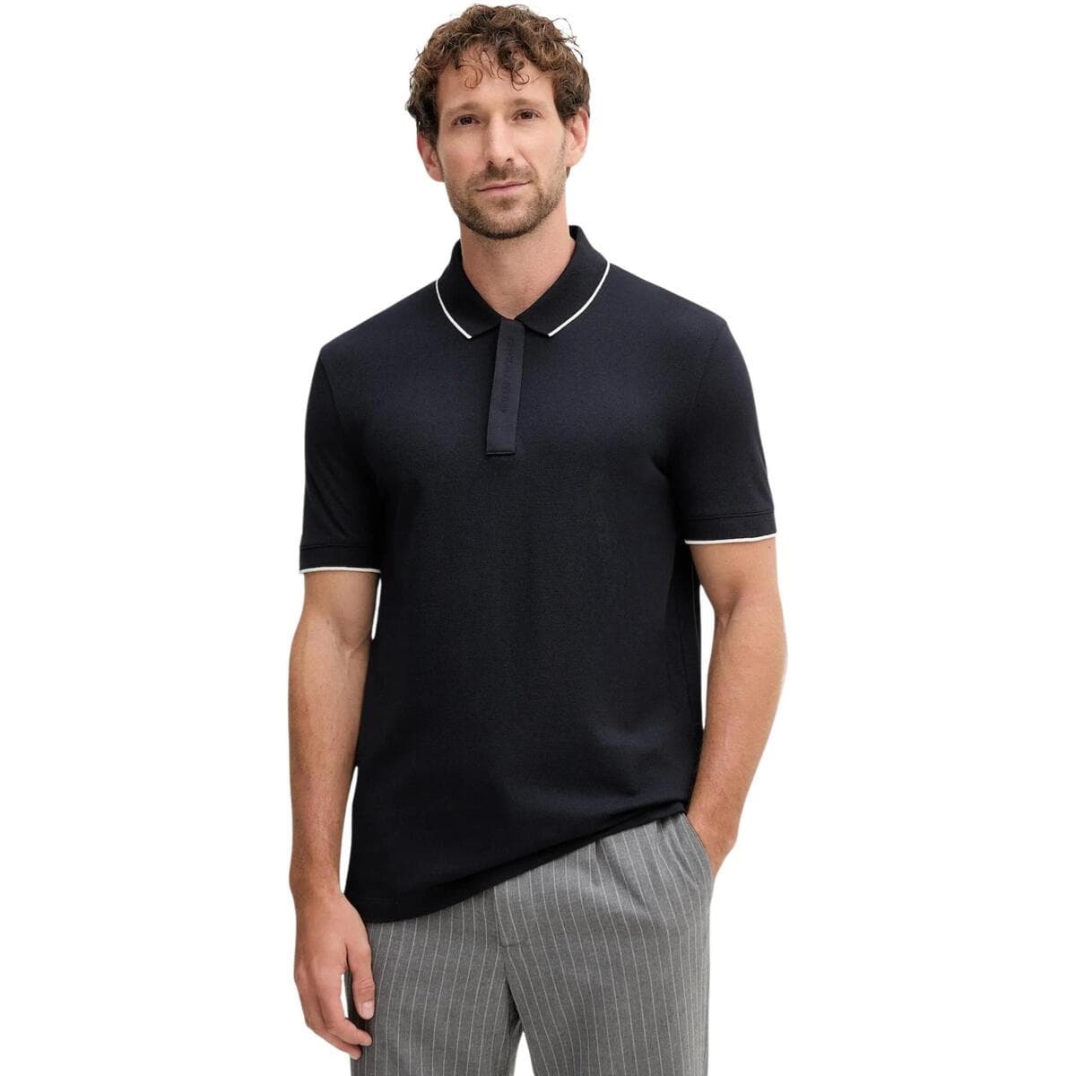 Men's Polo Shirts EAX Blue