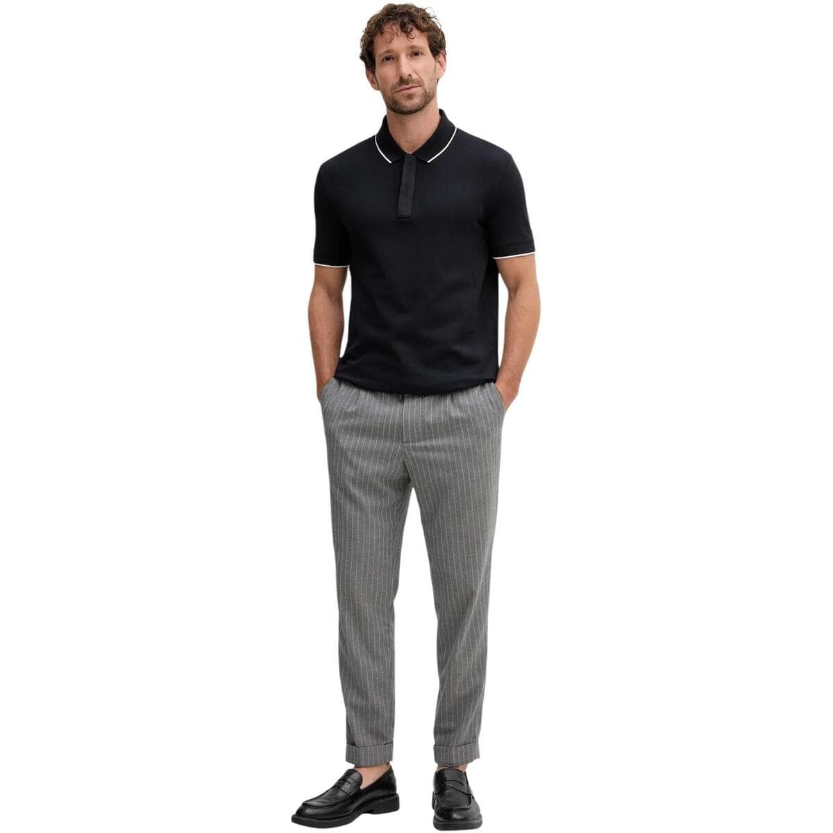 Men's Polo Shirts EAX Blue