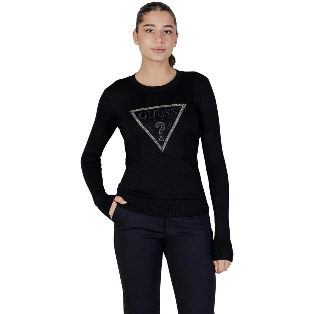 Women's T-Shirts Guess Black