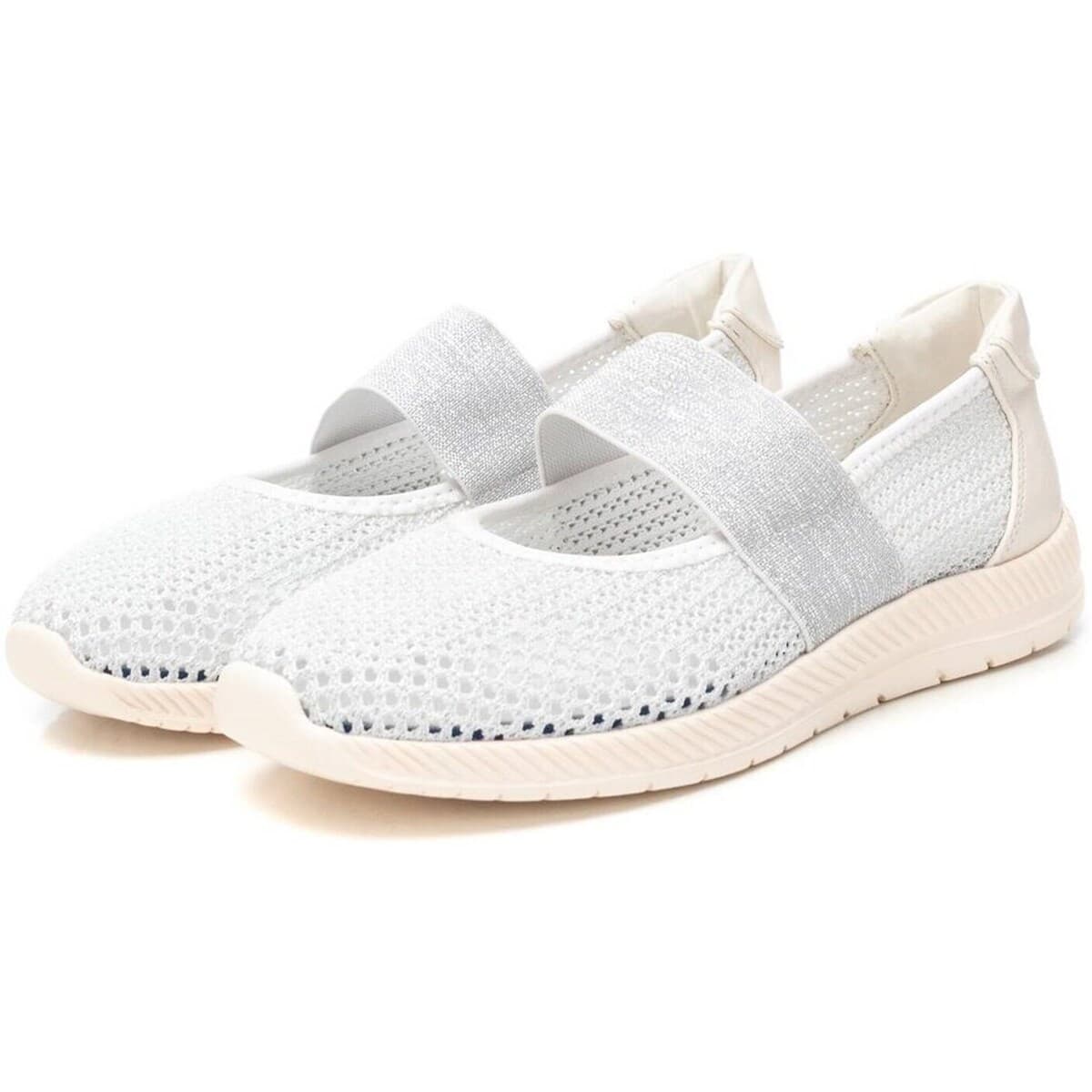 Women's Ballet Flats Xti Silver