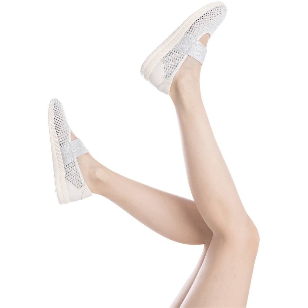 Women's Ballet Flats Xti Silver